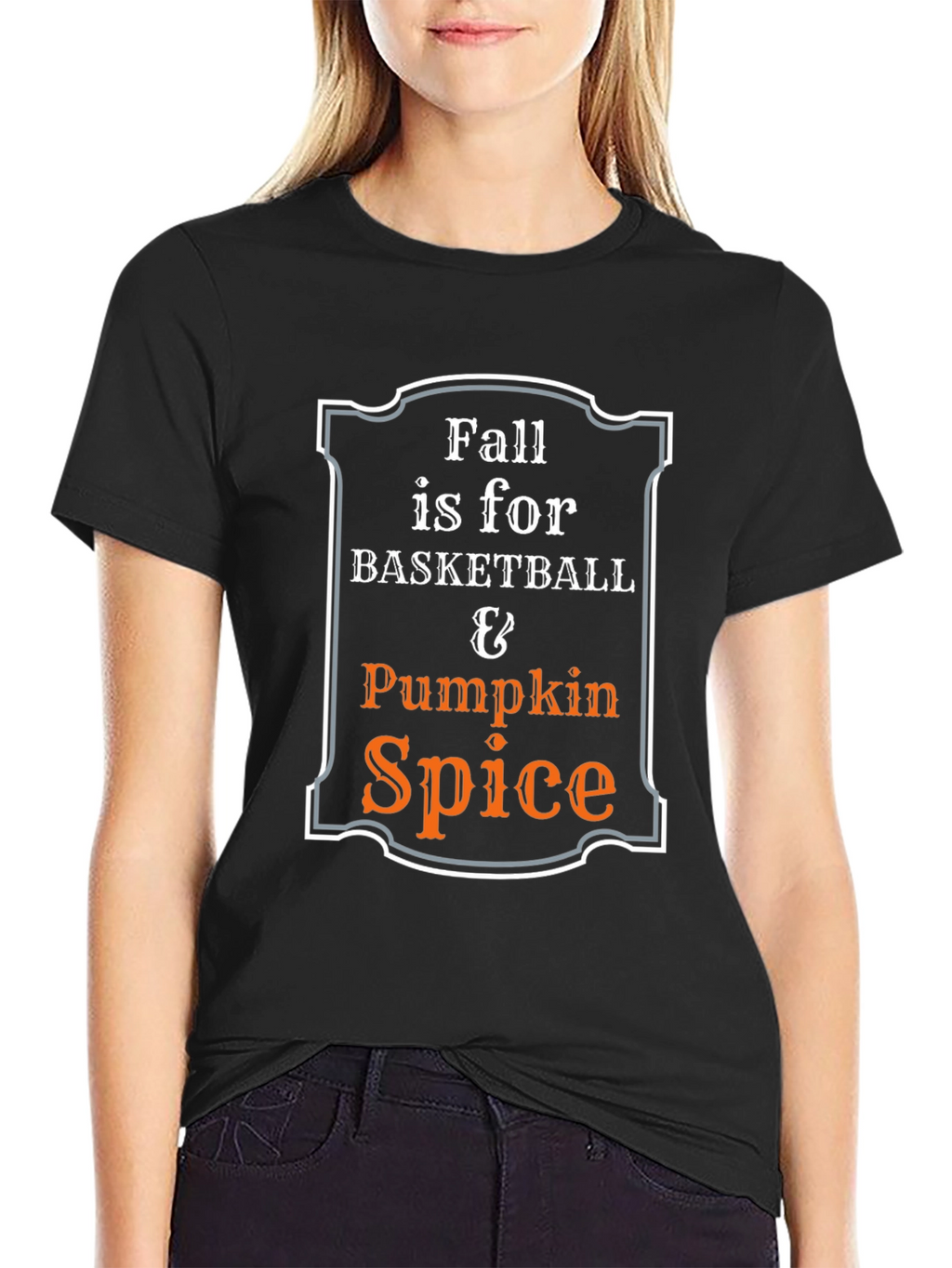 Fall Basketball & Pumpkin Spice T-Shirt