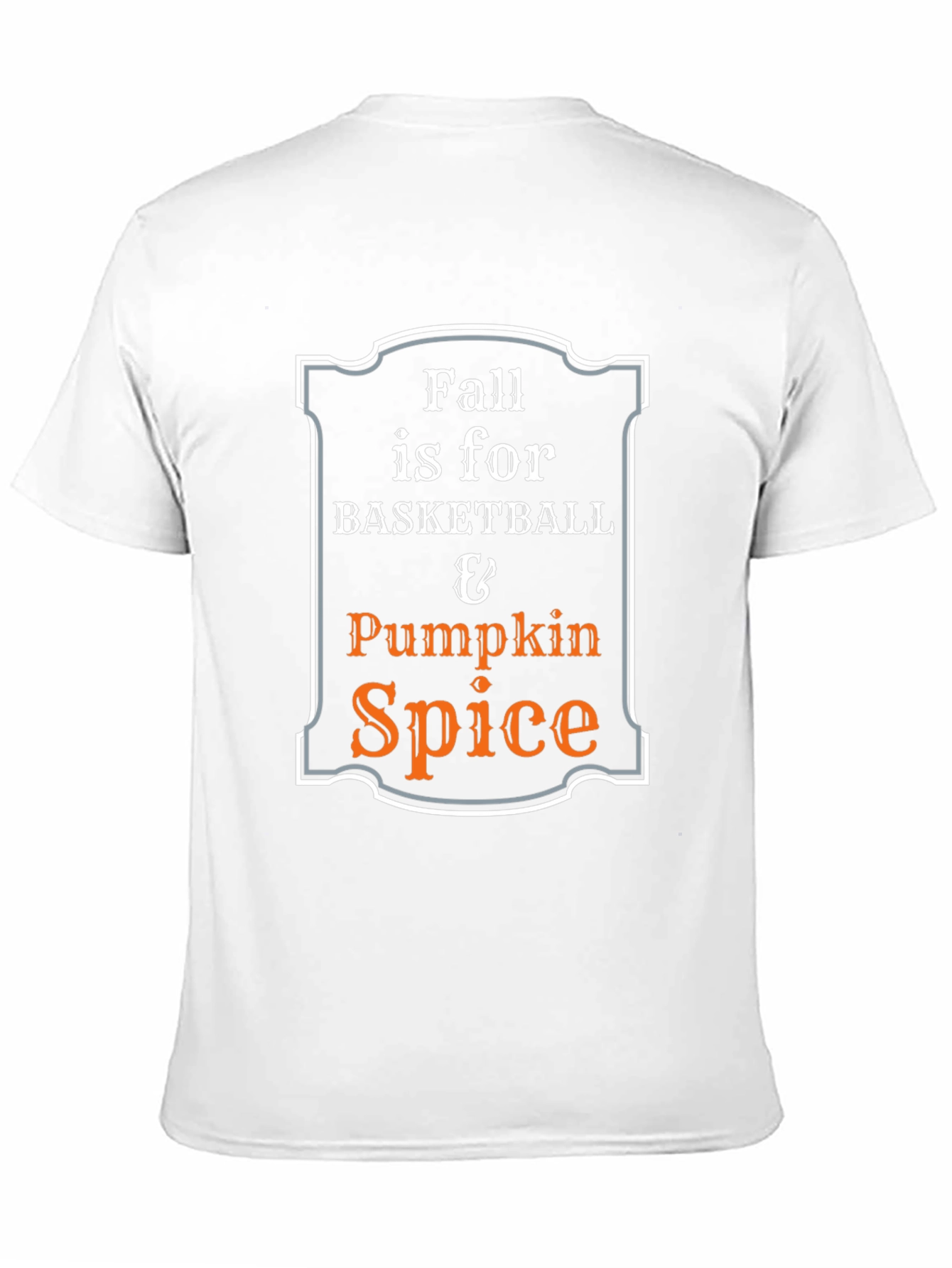 Fall Basketball & Pumpkin Spice T-Shirt