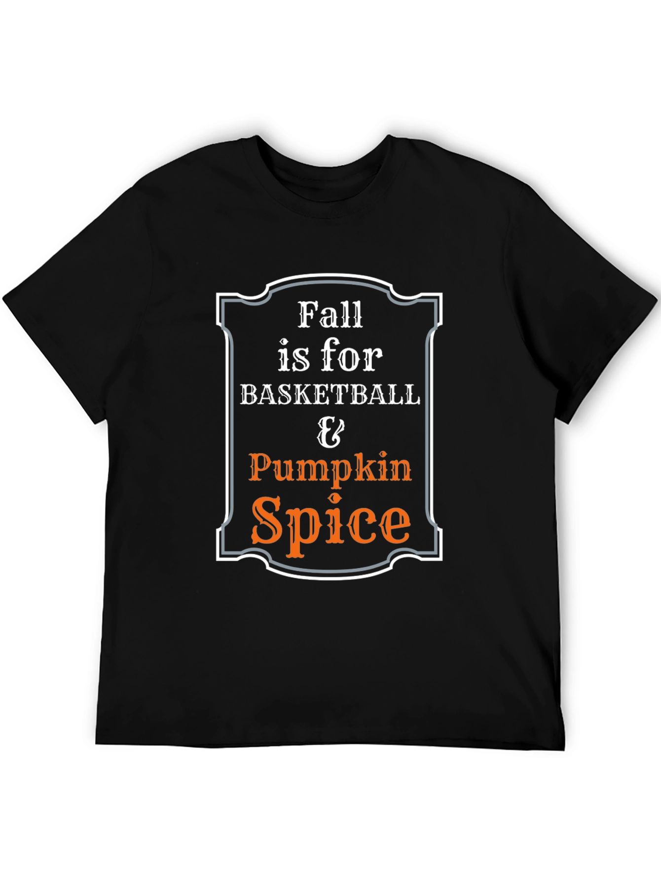 Fall Basketball & Pumpkin Spice T-Shirt