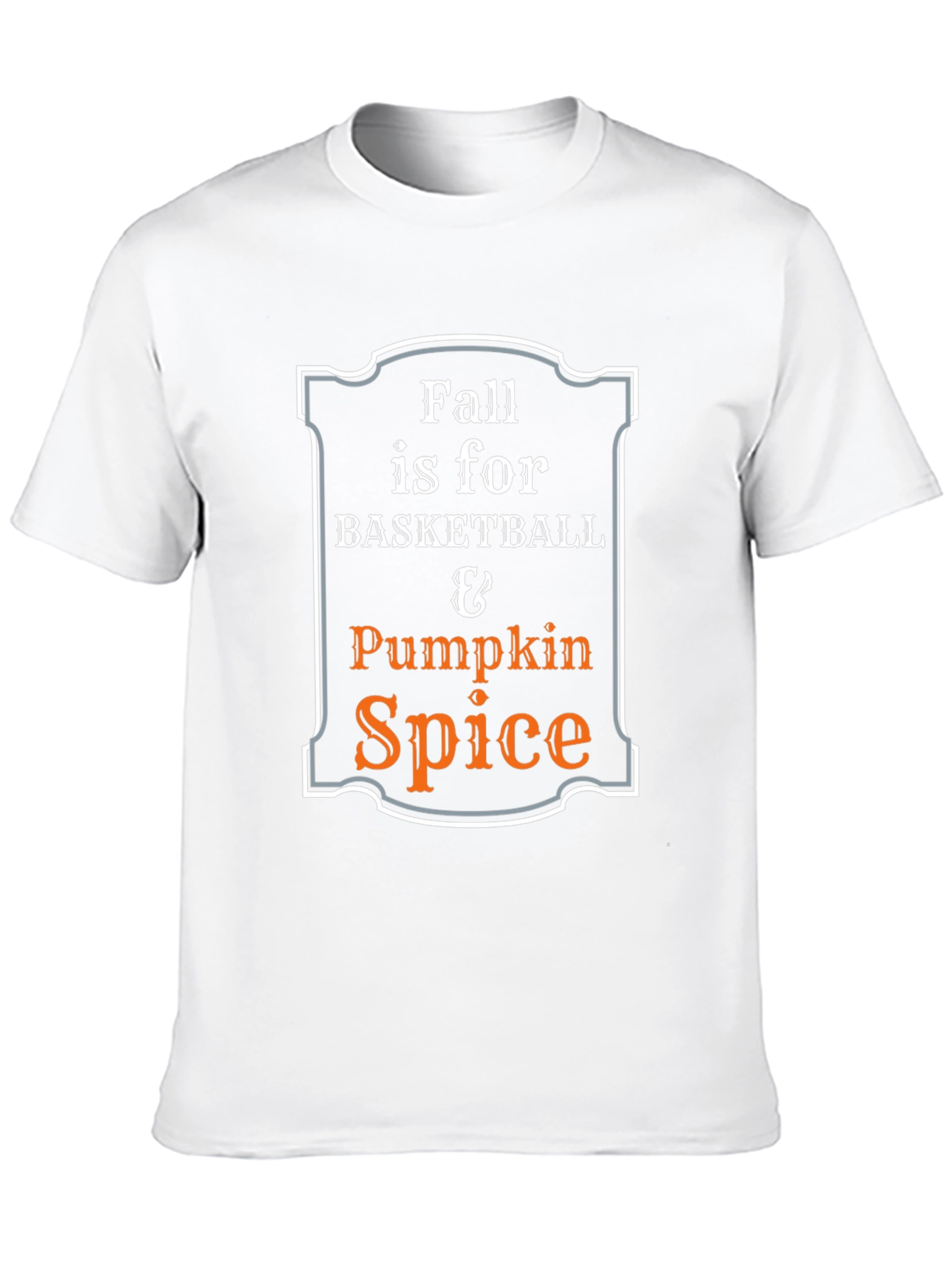 Fall Basketball & Pumpkin Spice T-Shirt