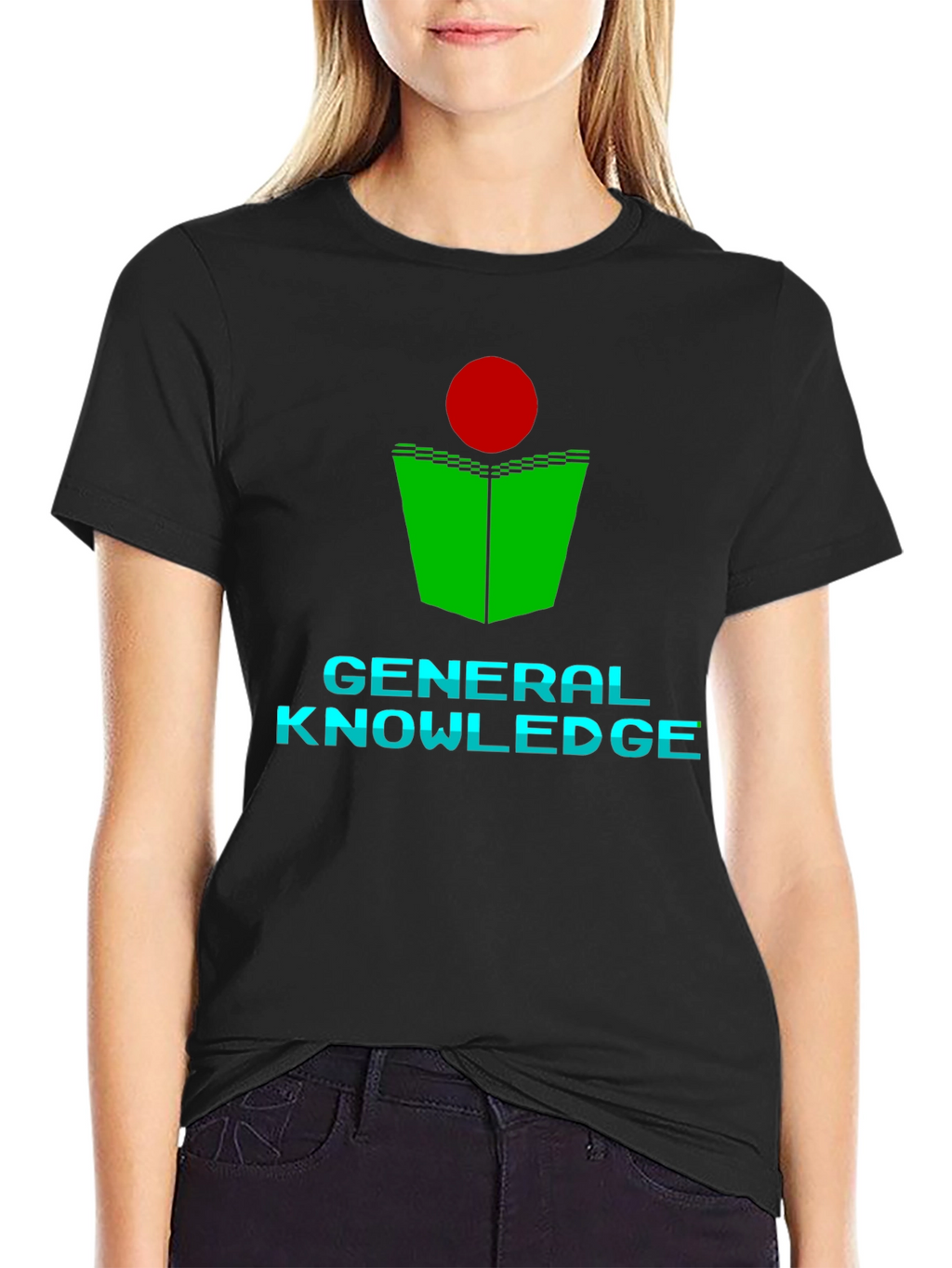 General Knowledge T-Shirt - Green Book Red Dot