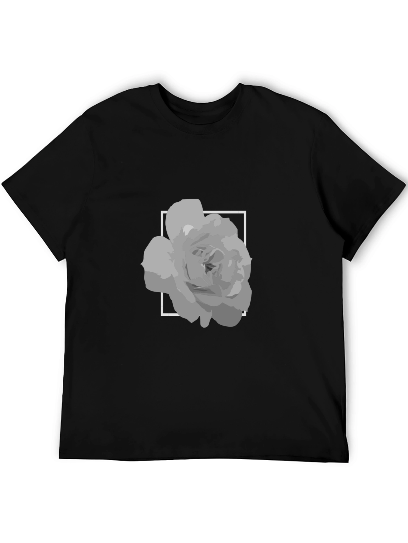 Rose in Square Graphic Tee