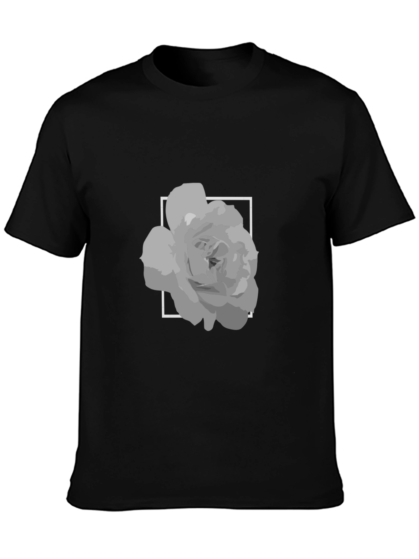Rose in Square Graphic Tee