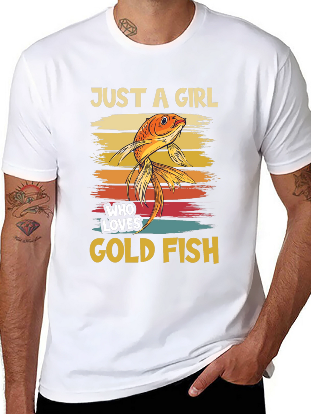 Just A Girl Who Loves Goldfish T-Shirt