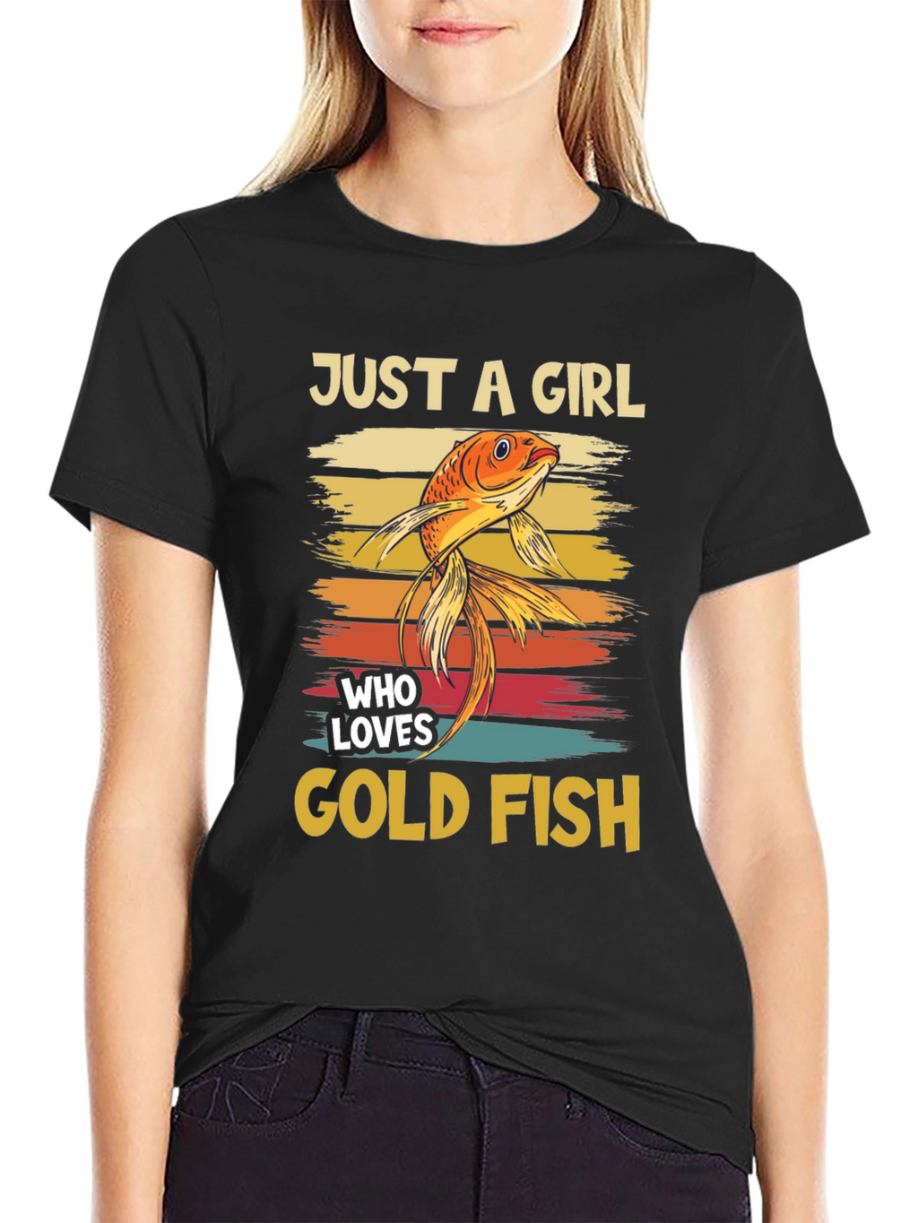 Just A Girl Who Loves Goldfish T-Shirt