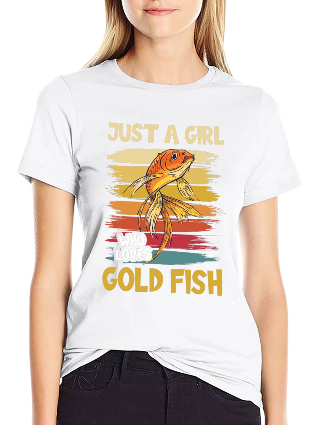 Just A Girl Who Loves Goldfish T-Shirt