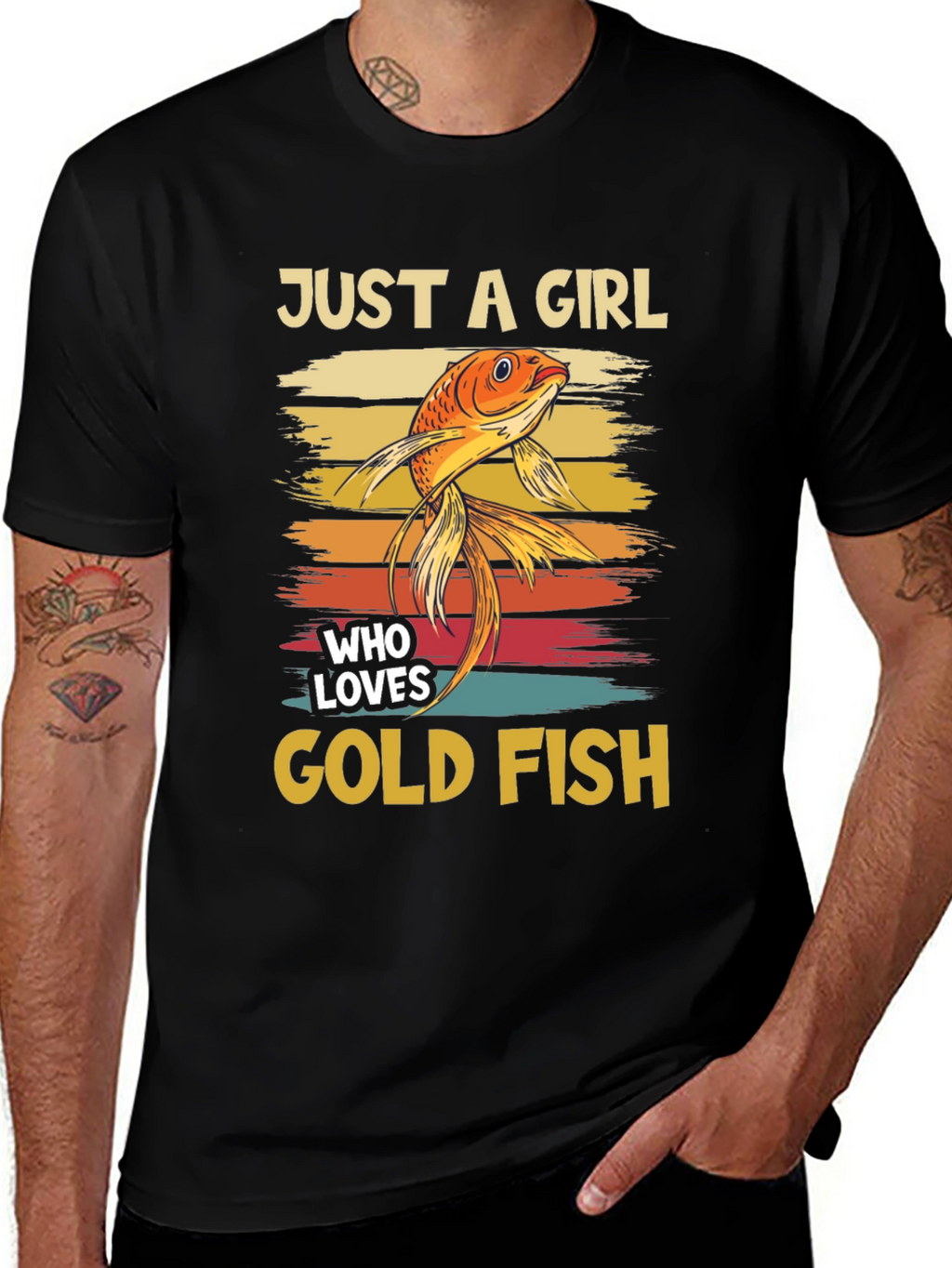 Just A Girl Who Loves Goldfish T-Shirt