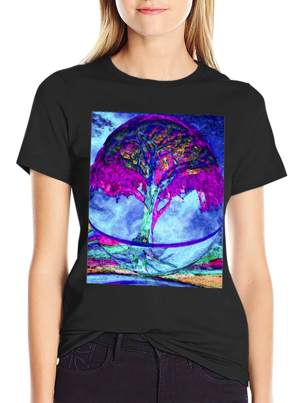 Abstract Tree Graphic Tee