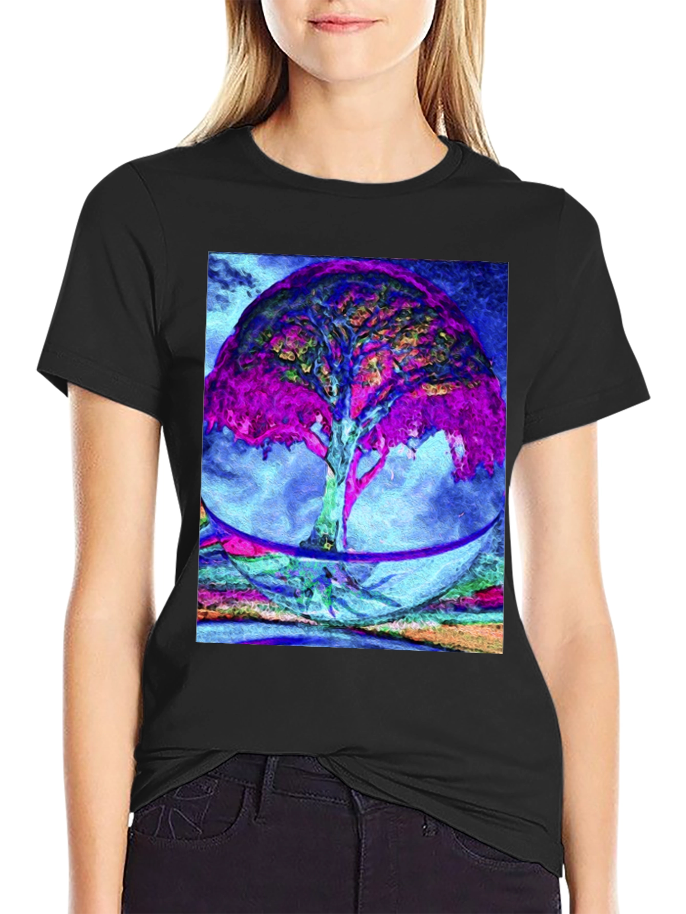 Abstract Tree Graphic Tee