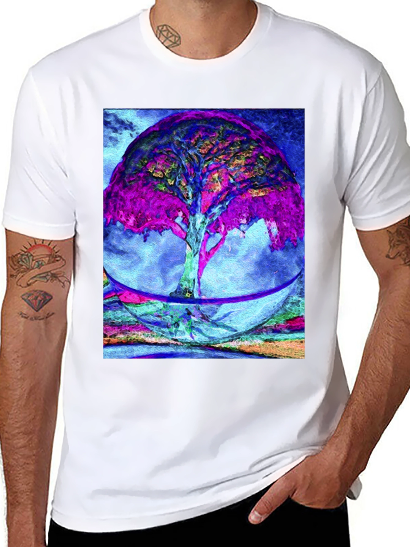 Abstract Tree Graphic Tee