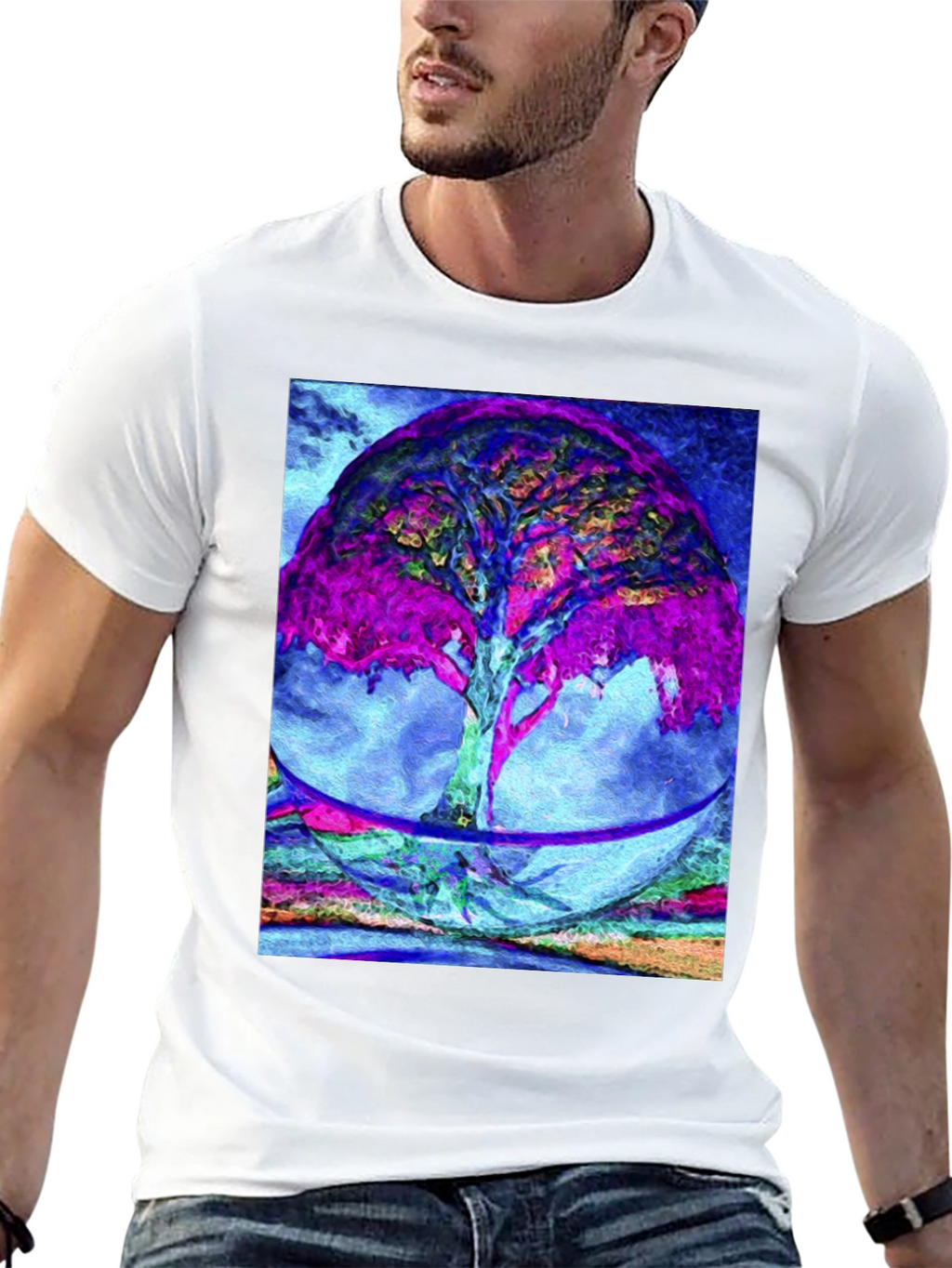 Abstract Tree Graphic Tee