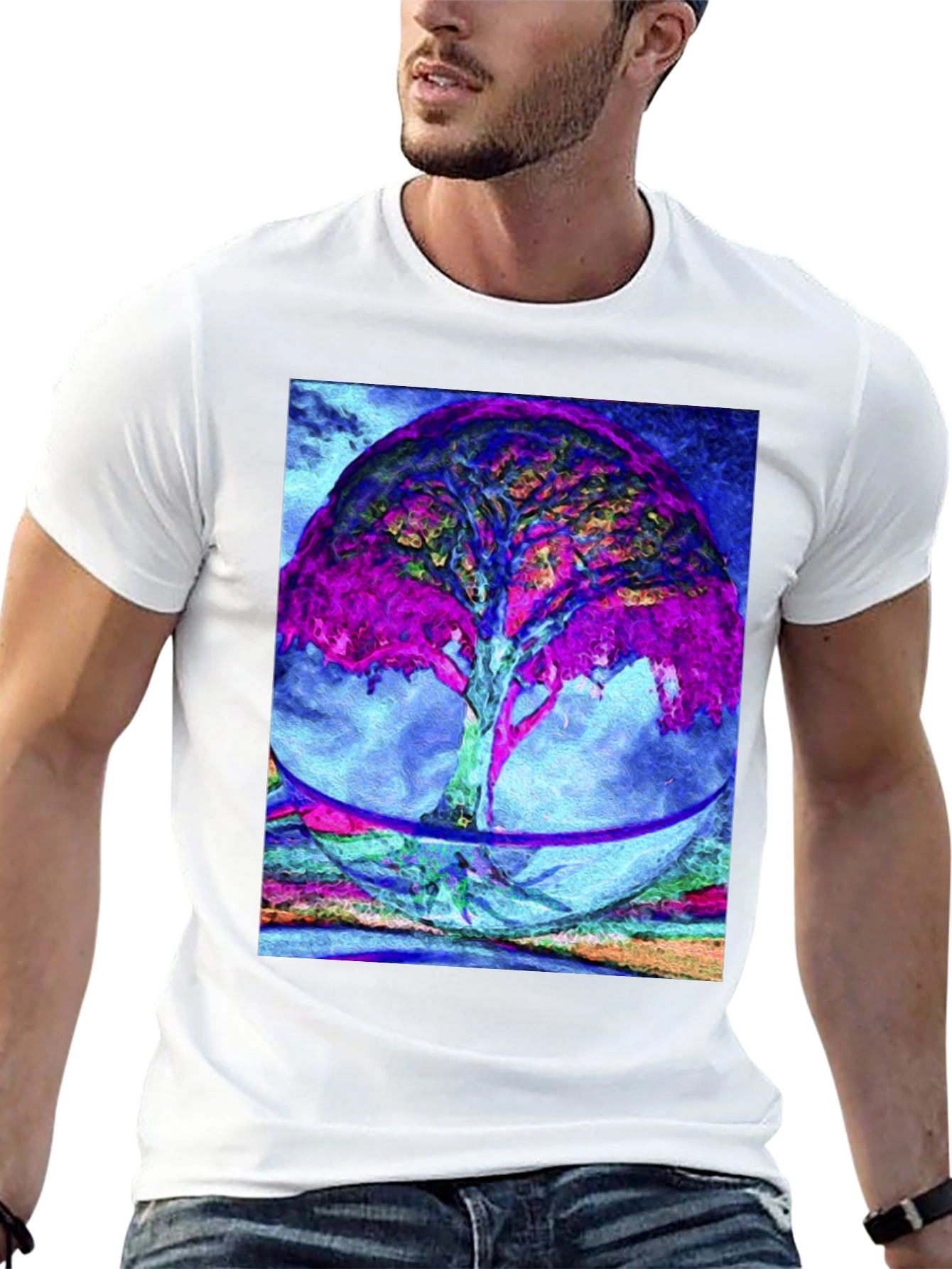 Abstract Tree Graphic Tee