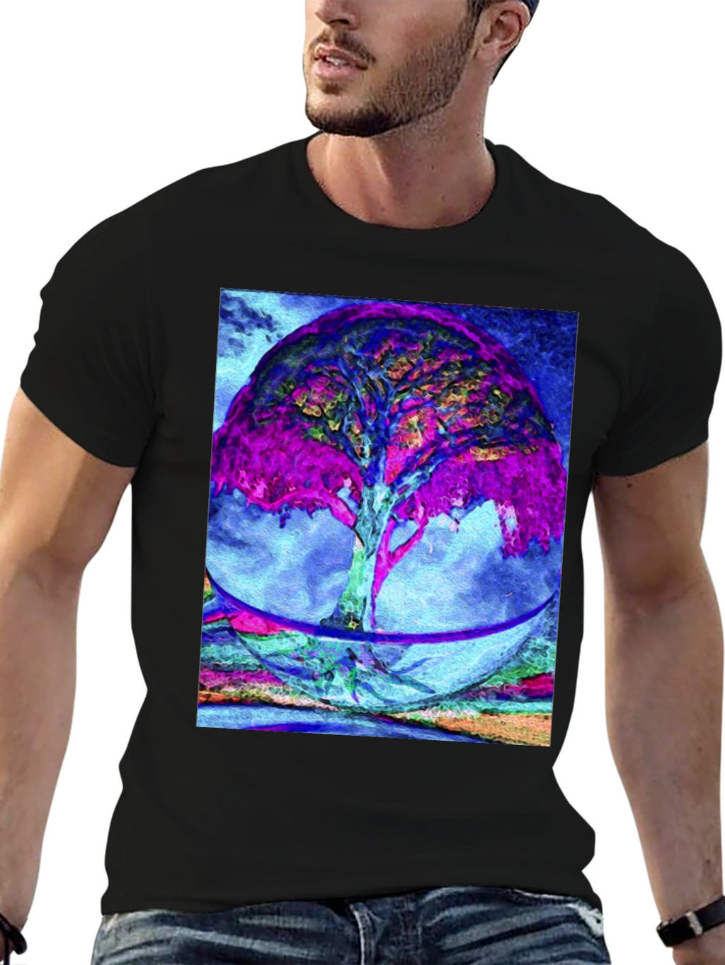 Abstract Tree Graphic Tee