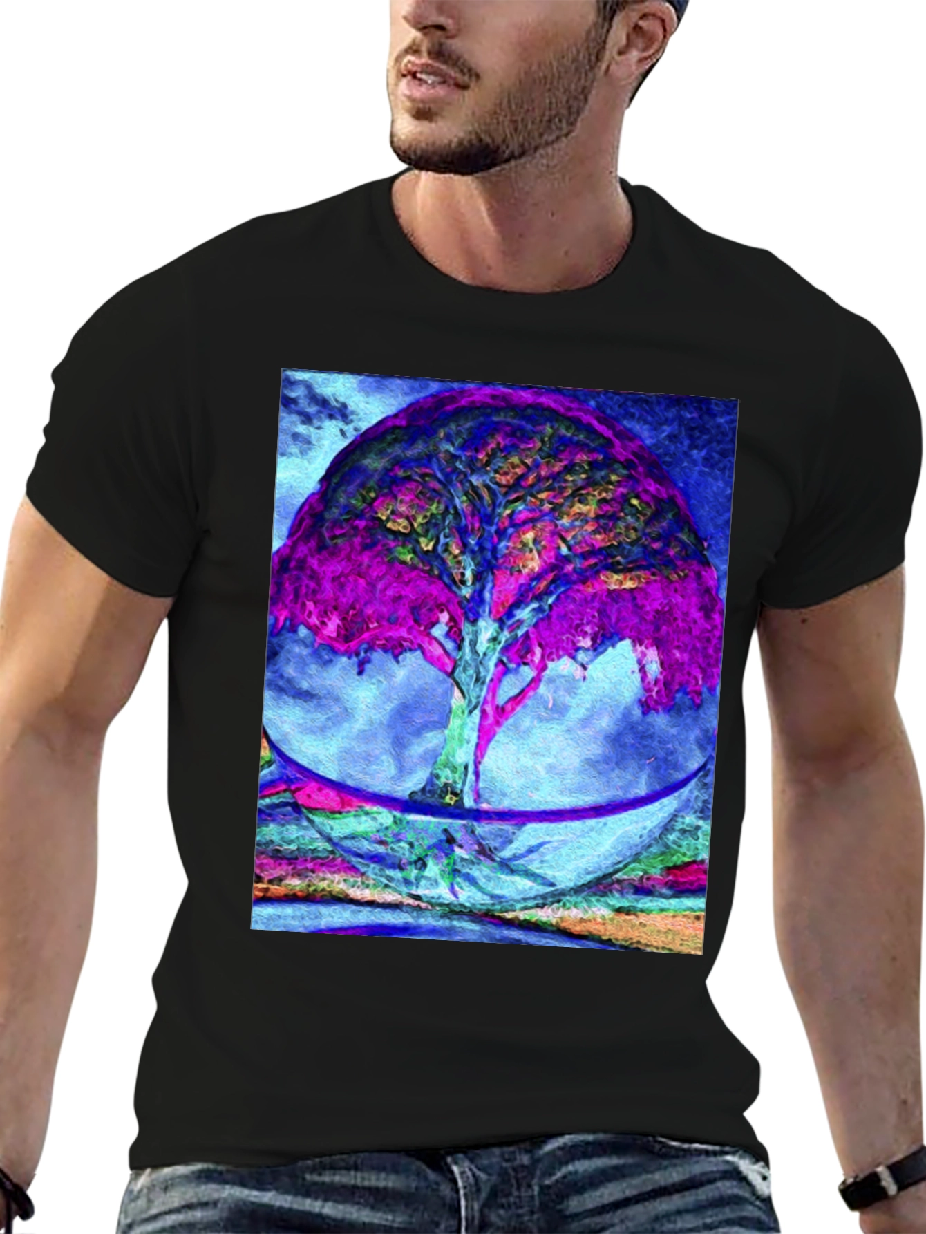 Abstract Tree Graphic Tee