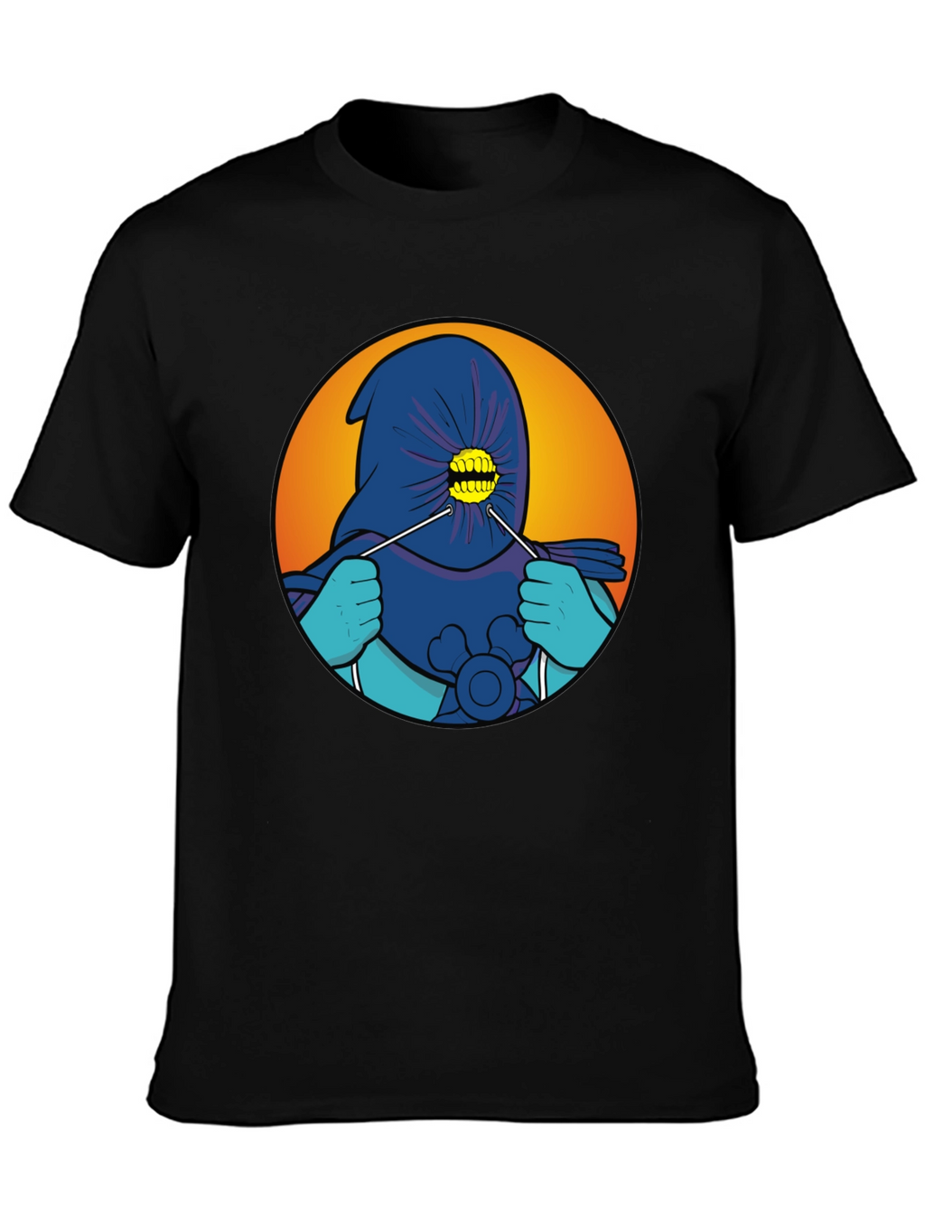 Cartoonish Hooded Character T-Shirt