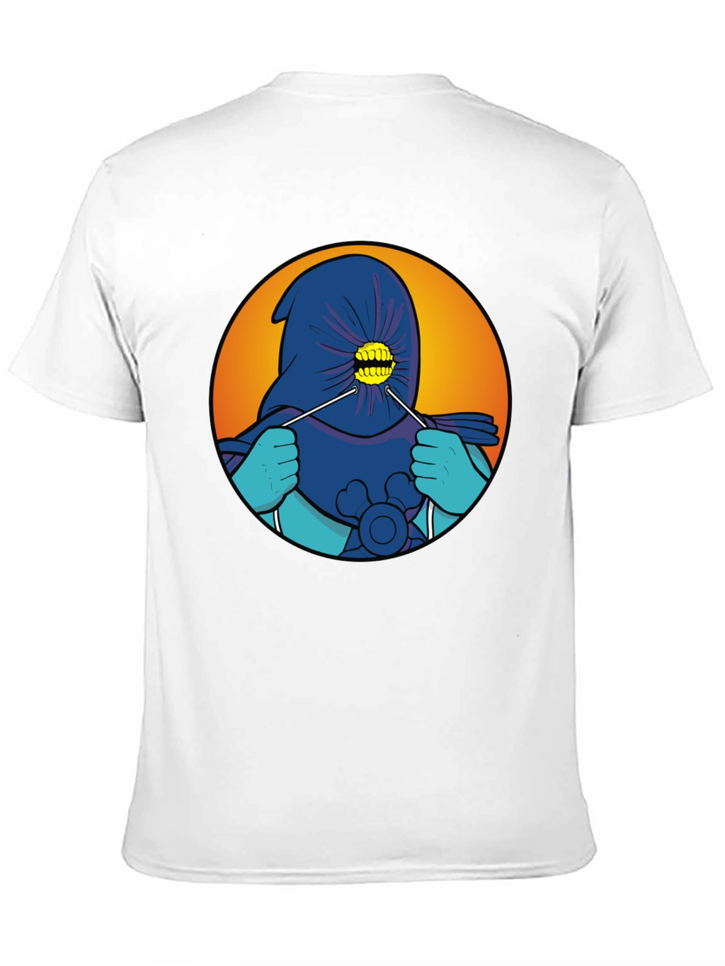 Cartoonish Hooded Character T-Shirt
