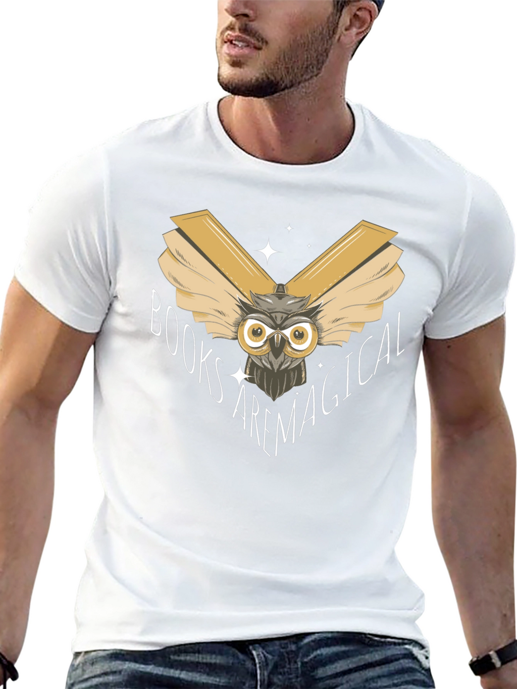 Books Are Magical Owl T-Shirt