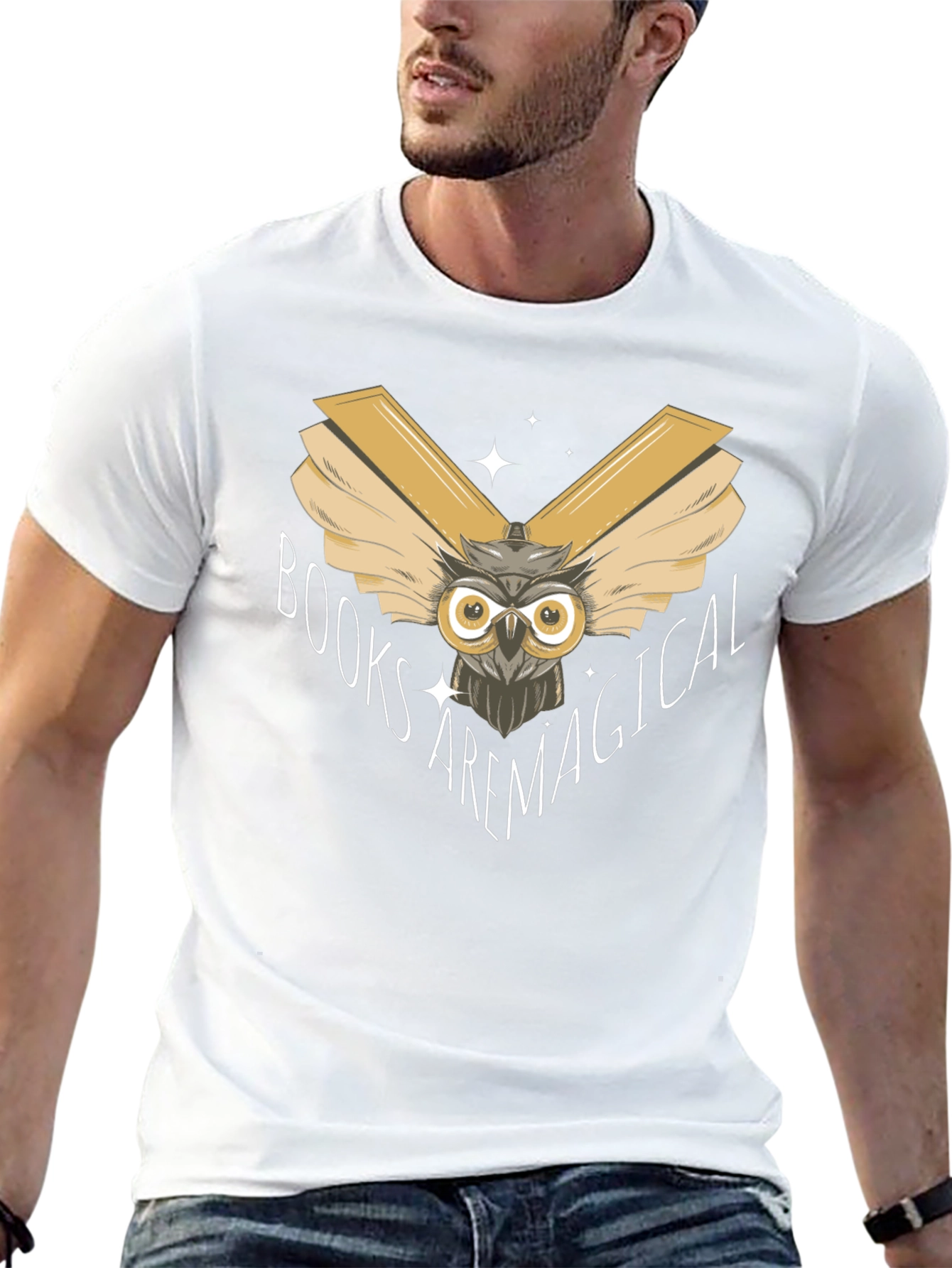 Books Are Magical Owl T-Shirt