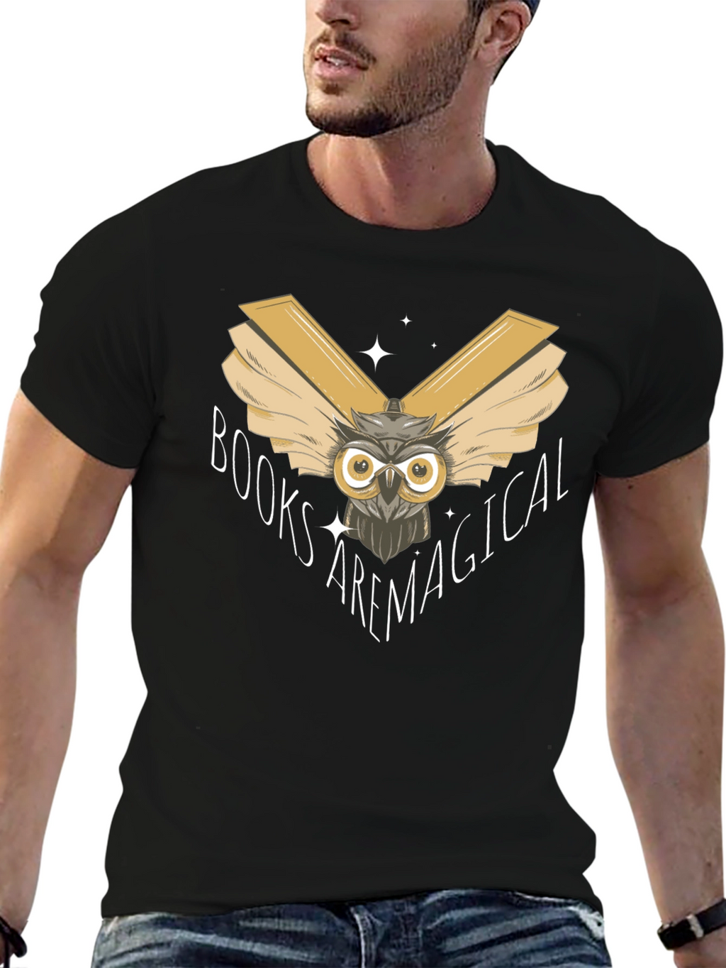 Books Are Magical Owl T-Shirt