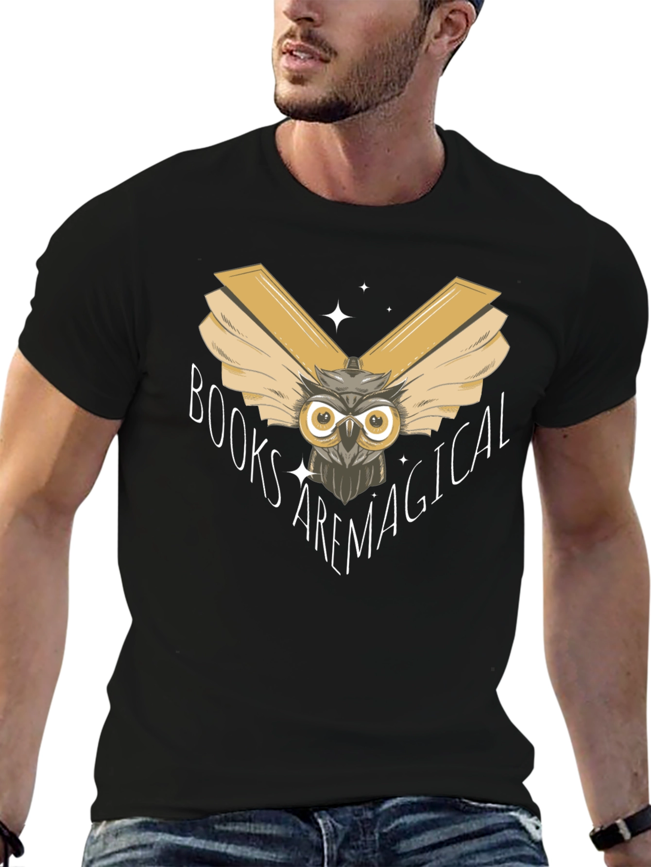 Books Are Magical Owl T-Shirt