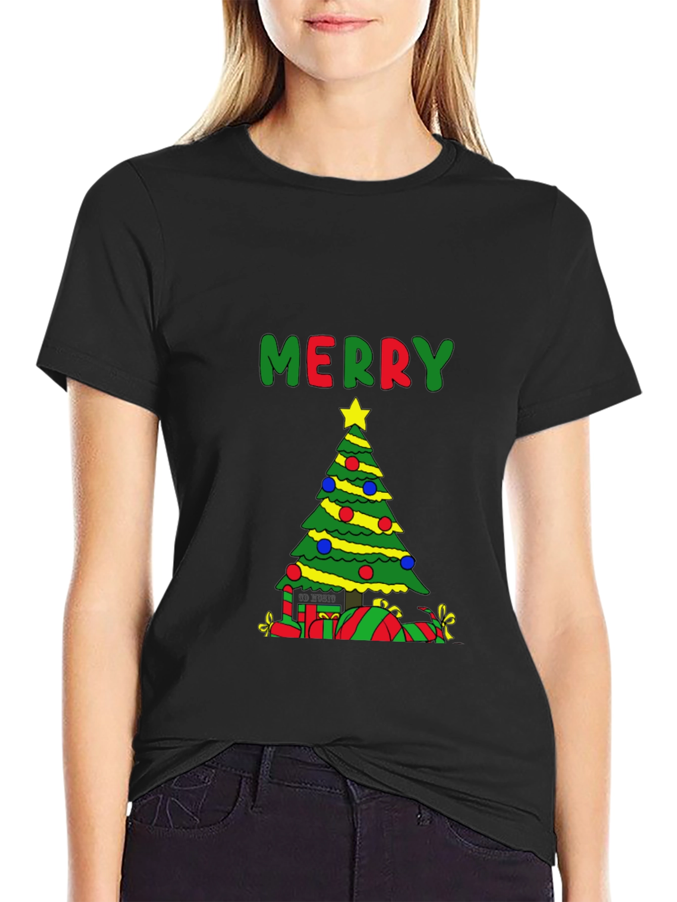 Merry Christmas Tree Holiday T-Shirt