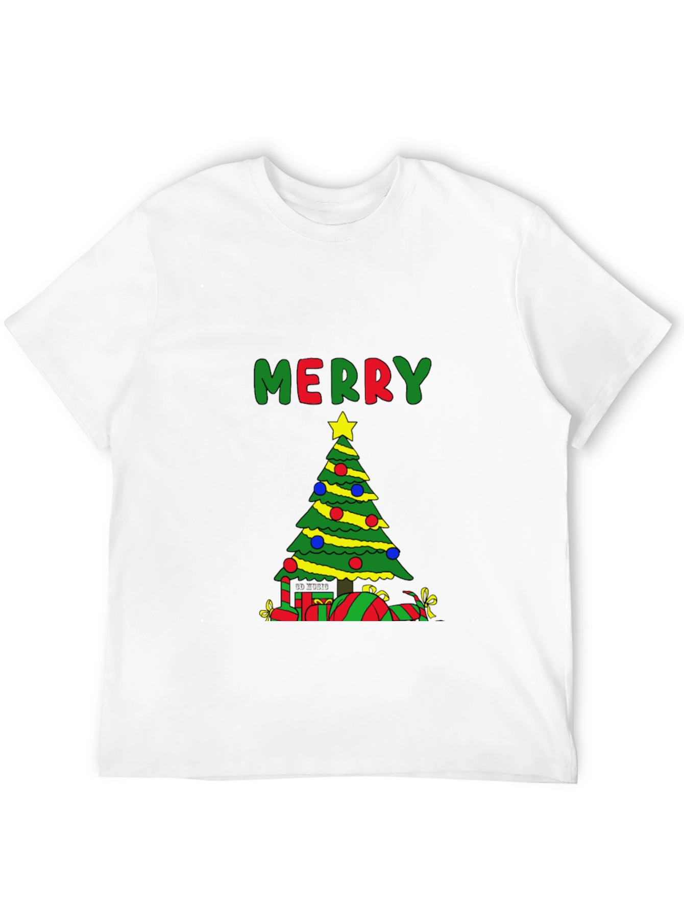 Merry Christmas Tree Holiday T-Shirt