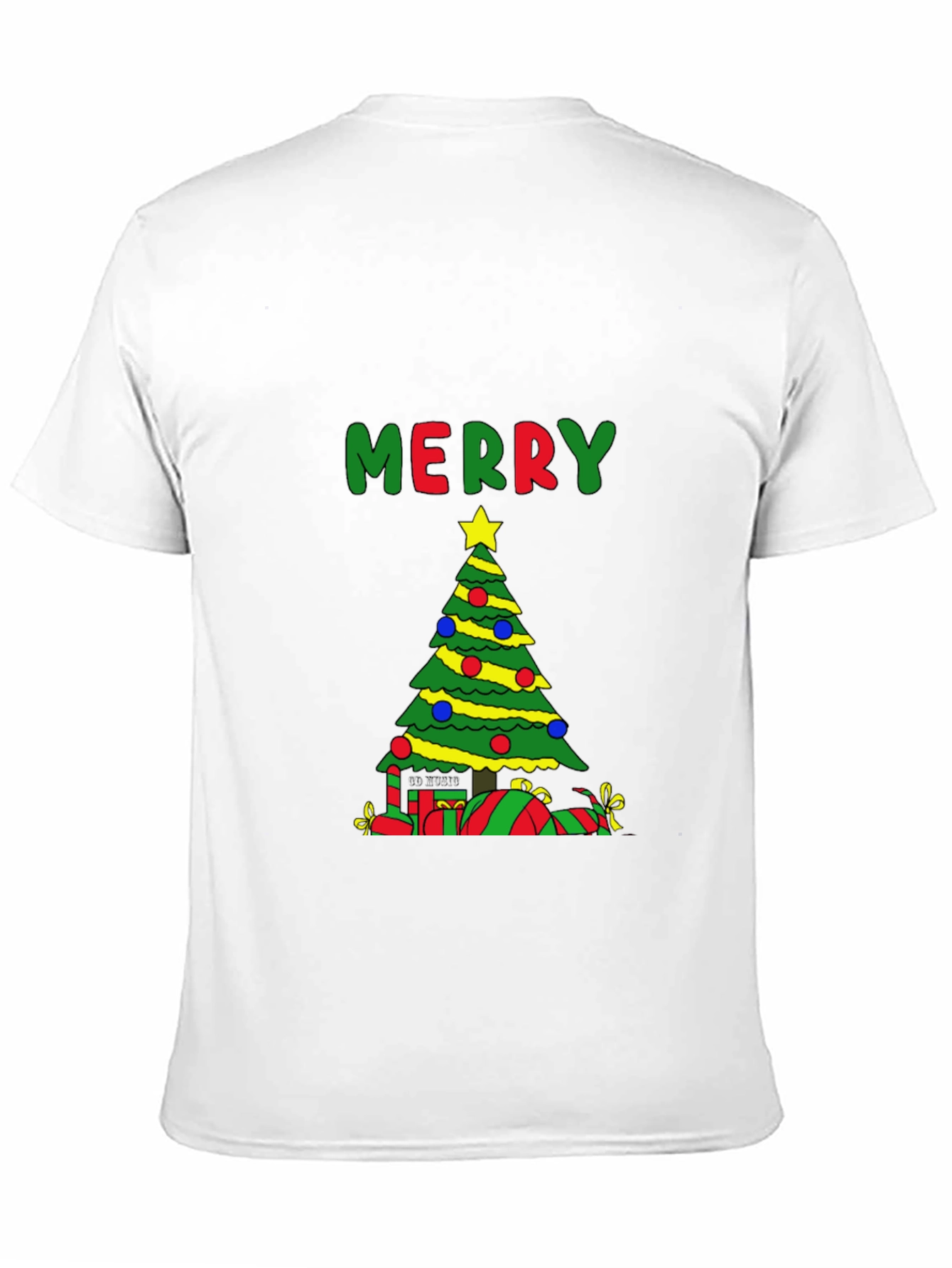 Merry Christmas Tree Holiday T-Shirt
