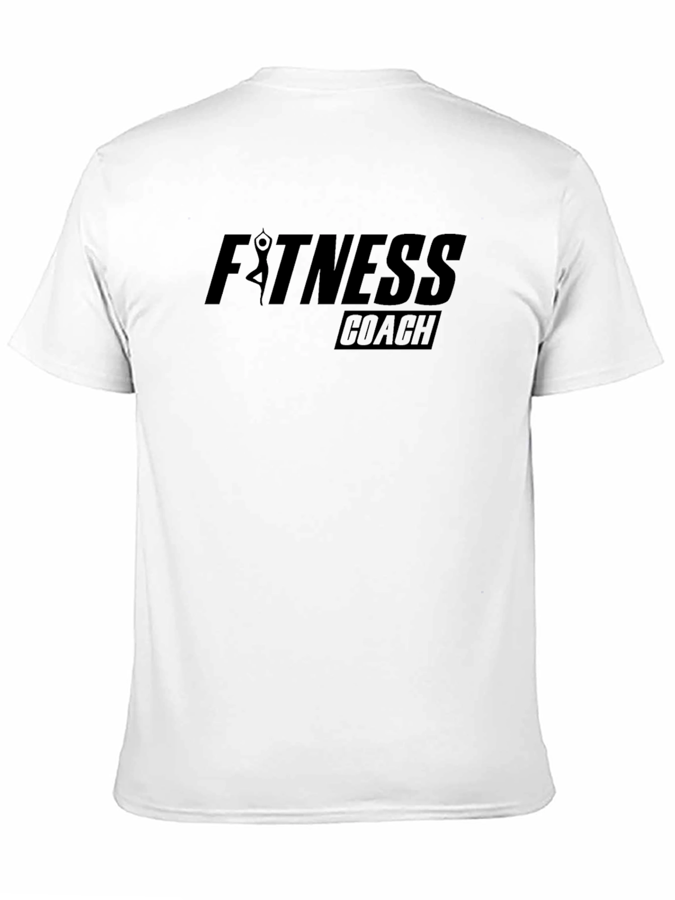 Fitness Coach Graphic Tee - Premium Black T-Shirt