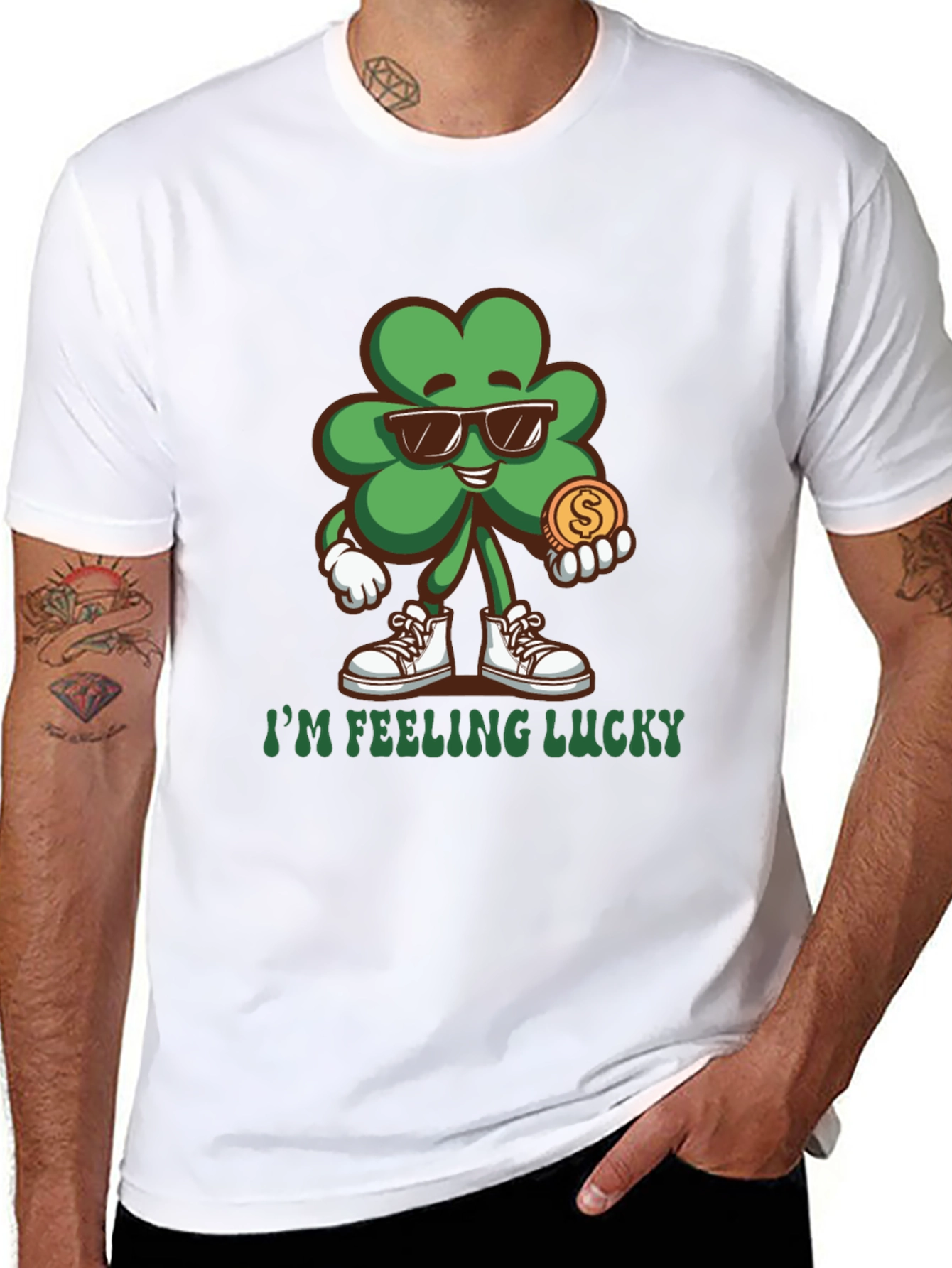 Lucky Clover Graphic Tee - St. Patricks Day