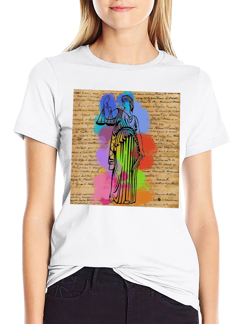 Scales of Justice Graphic T-Shirt
