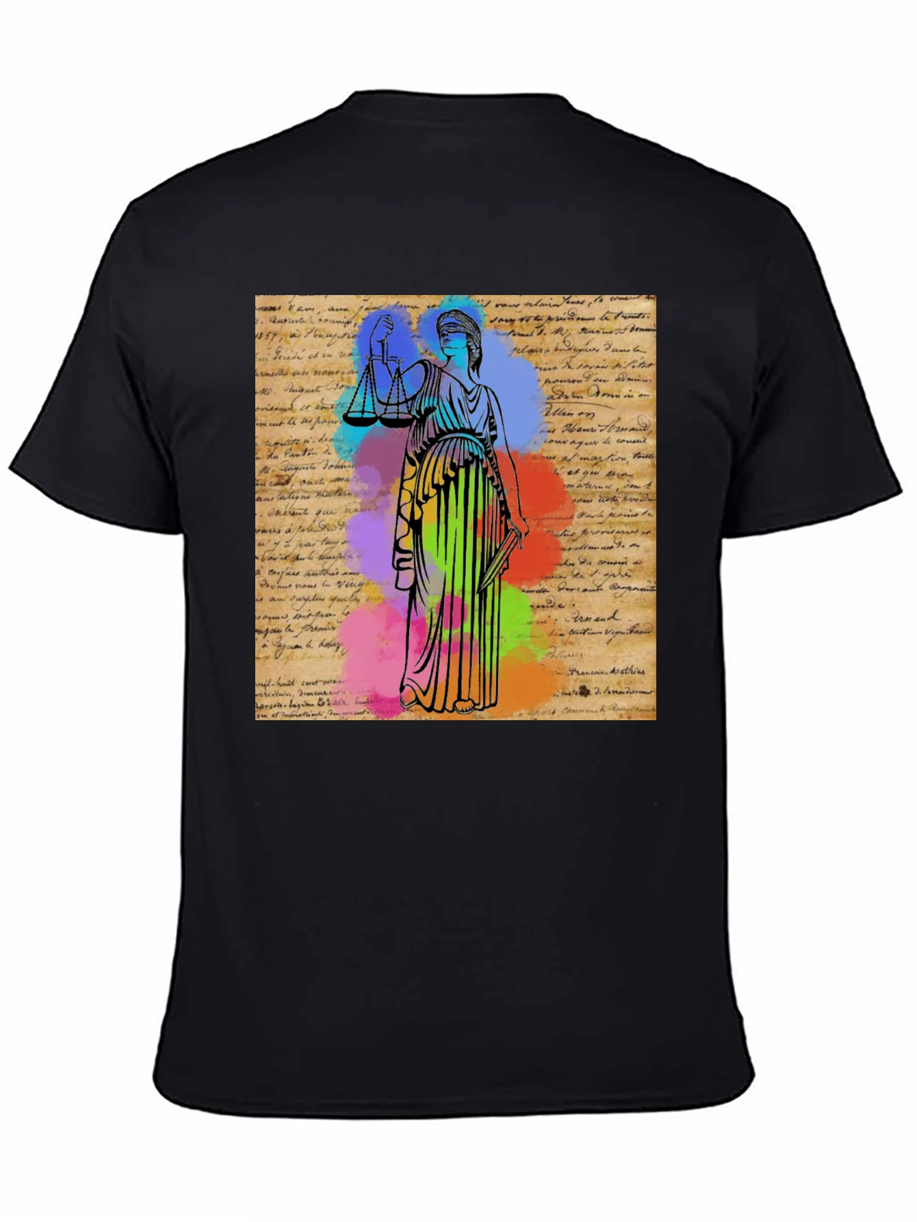 Scales of Justice Graphic T-Shirt