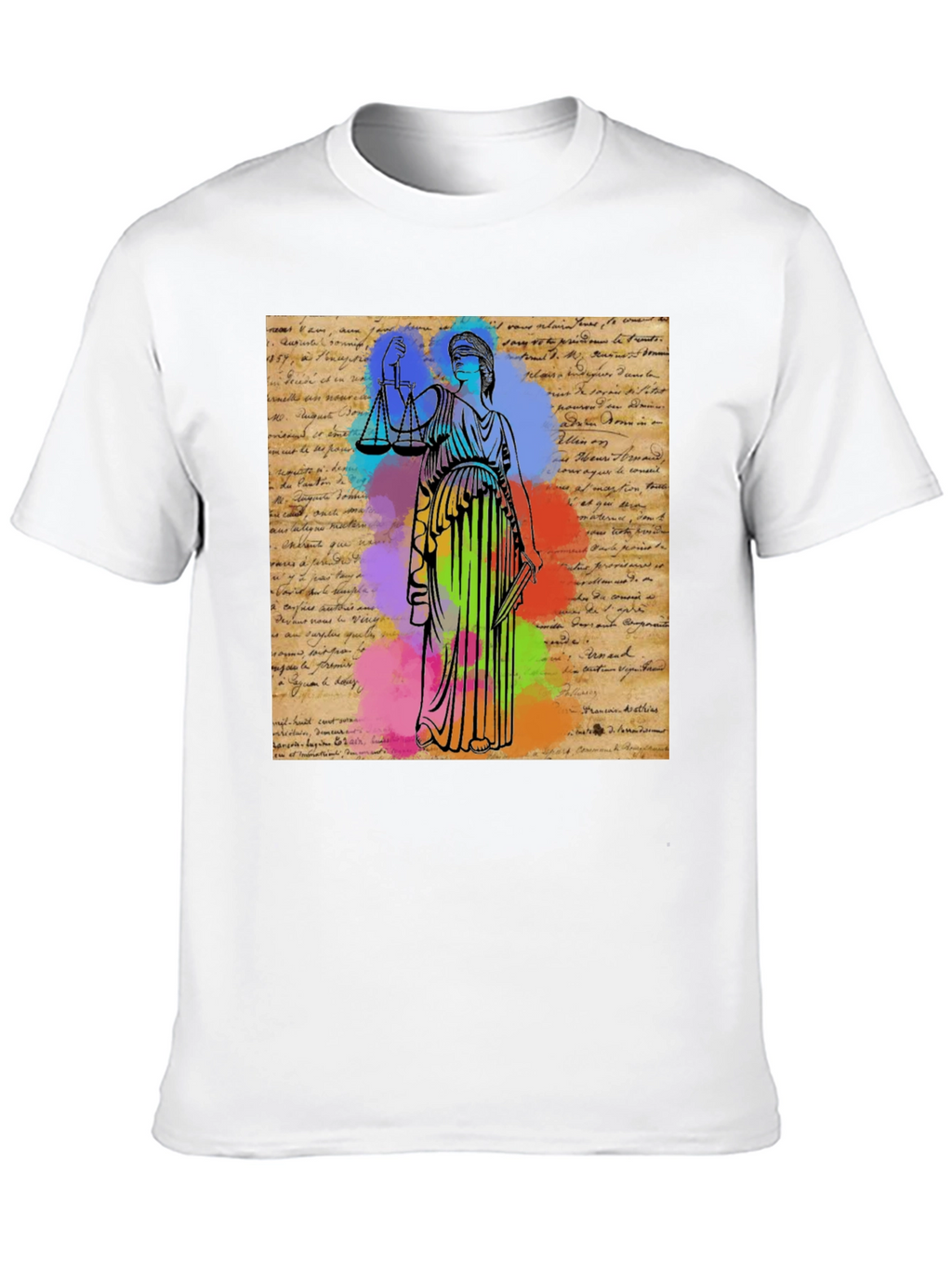 Scales of Justice Graphic T-Shirt