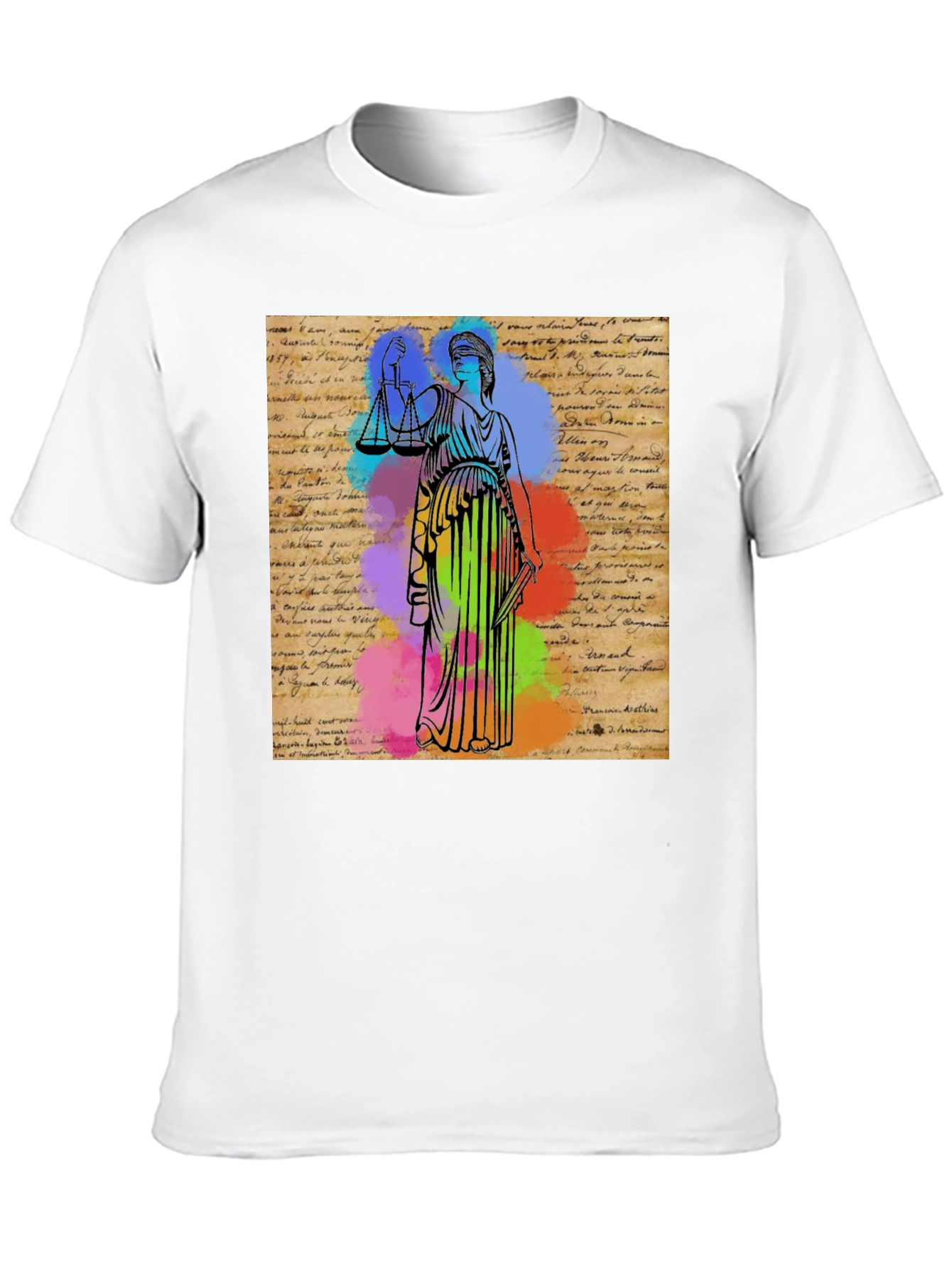 Scales of Justice Graphic T-Shirt