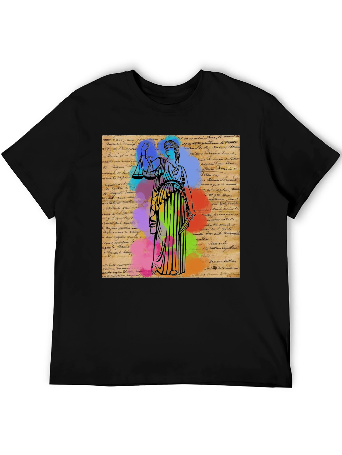 Scales of Justice Graphic T-Shirt