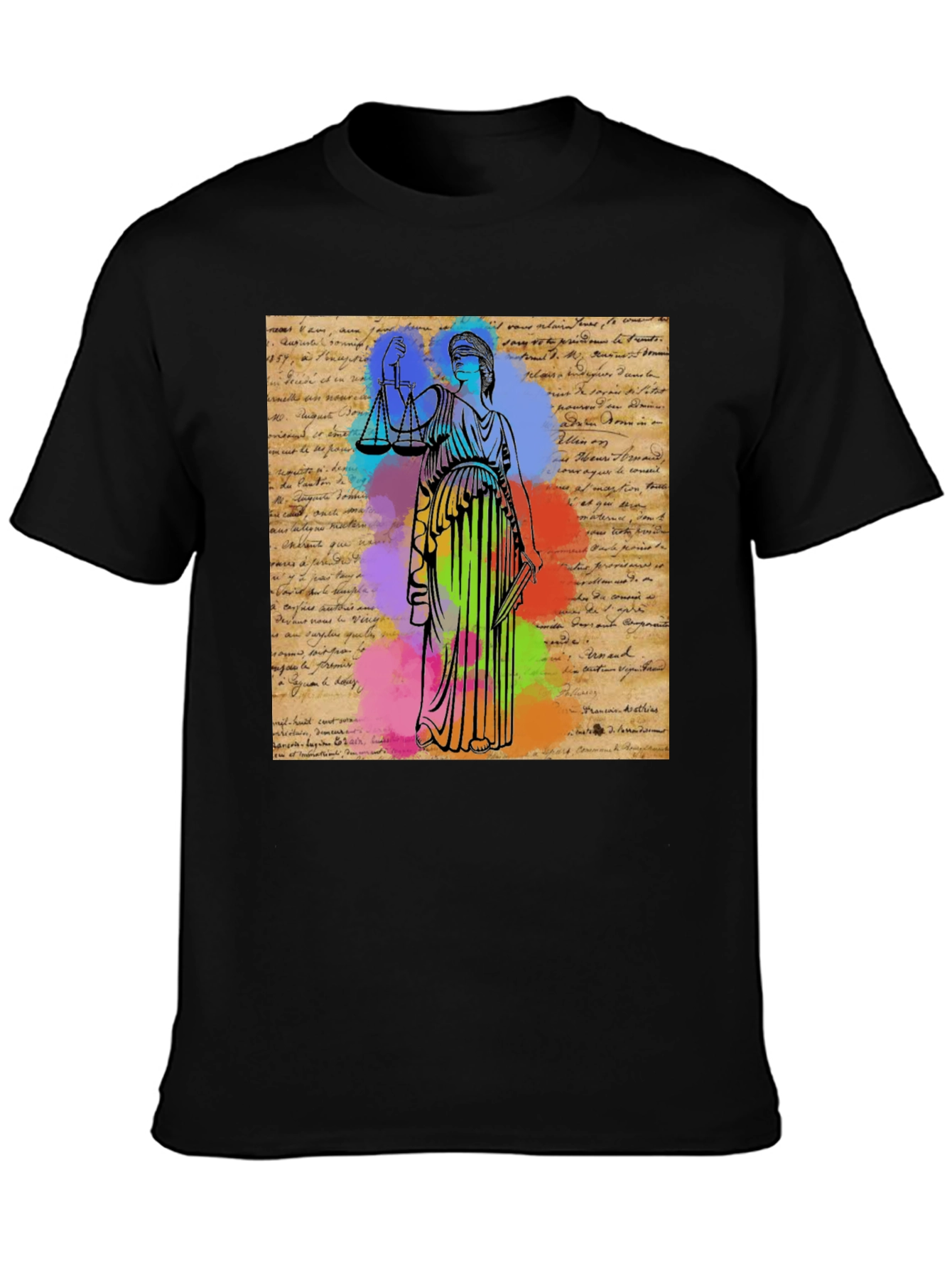 Scales of Justice Graphic T-Shirt