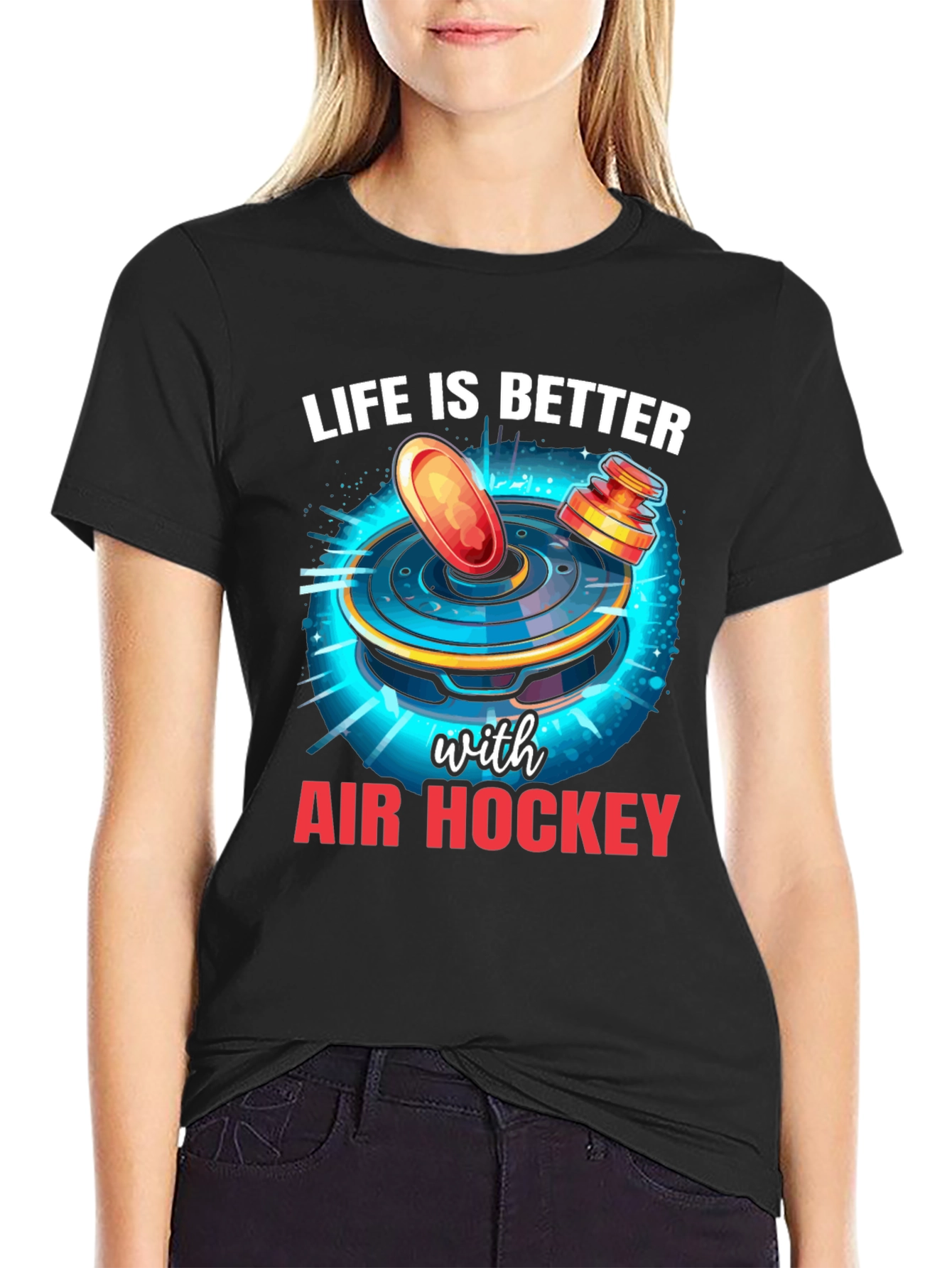 Air Hockey T-Shirt - Life Is Better with Air Hockey!