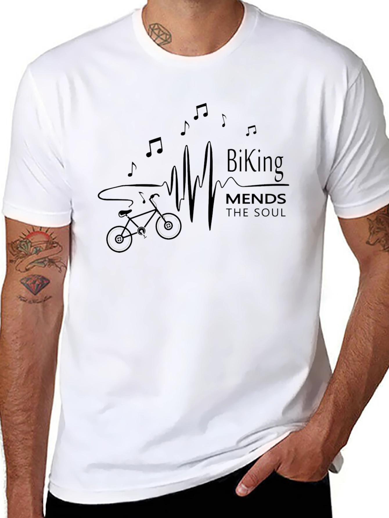Biking Mends The Soul Graphic Tee