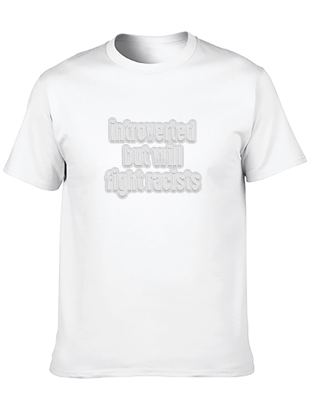 Introverted Anti-Racist Graphic Tee