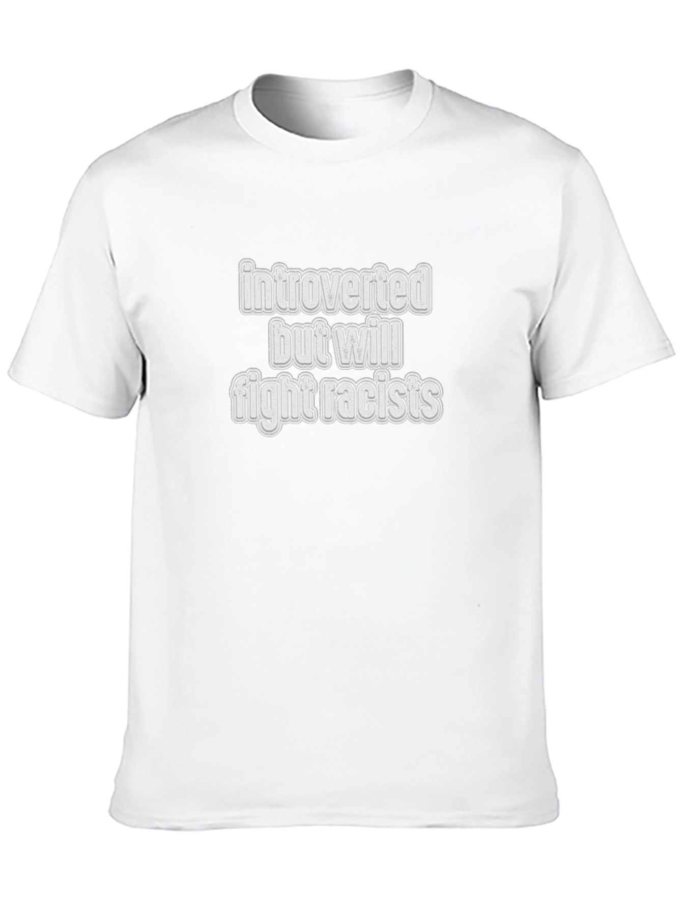 Introverted Anti-Racist Graphic Tee
