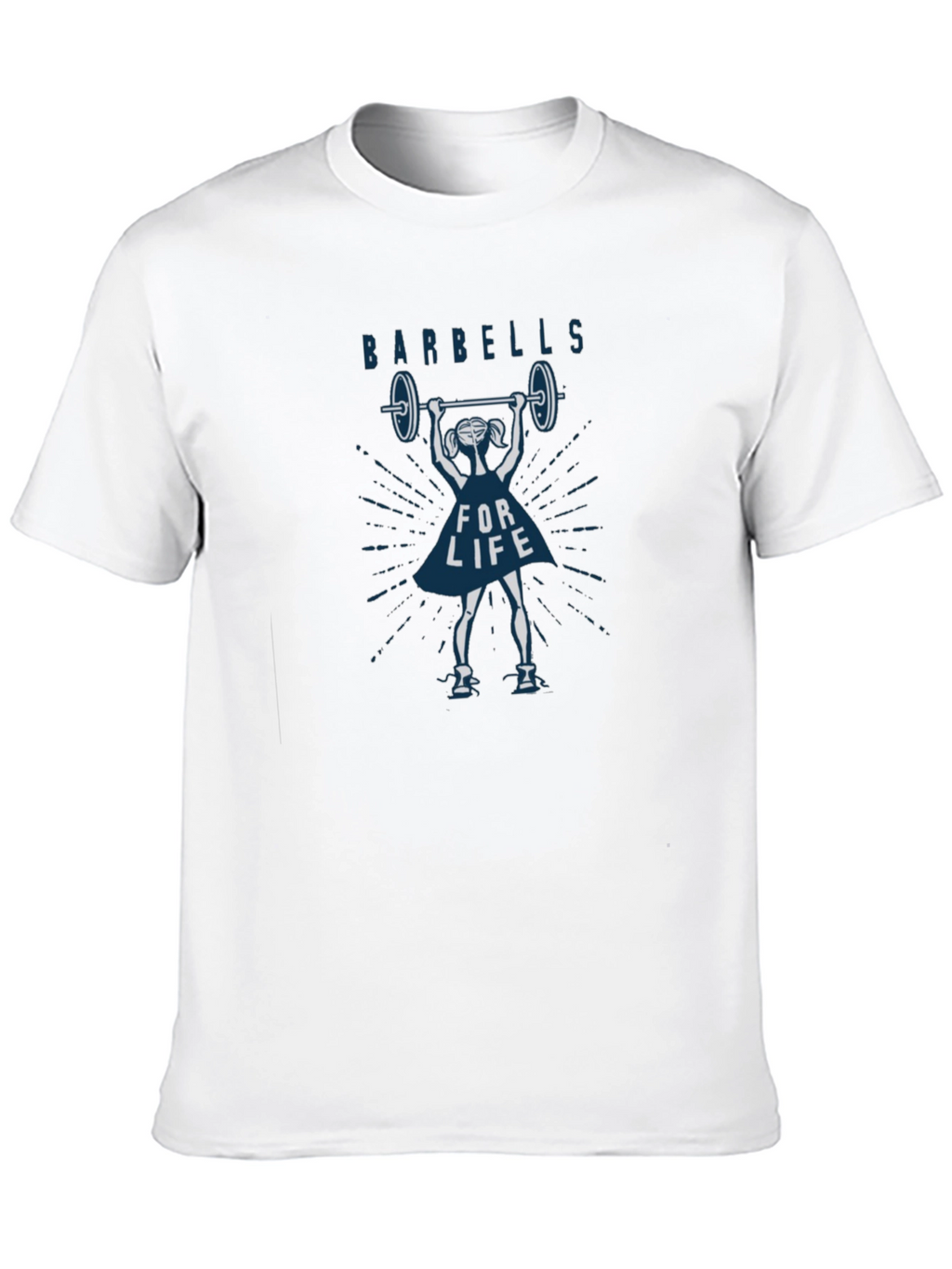 Barbells For Life Graphic Tee - Black