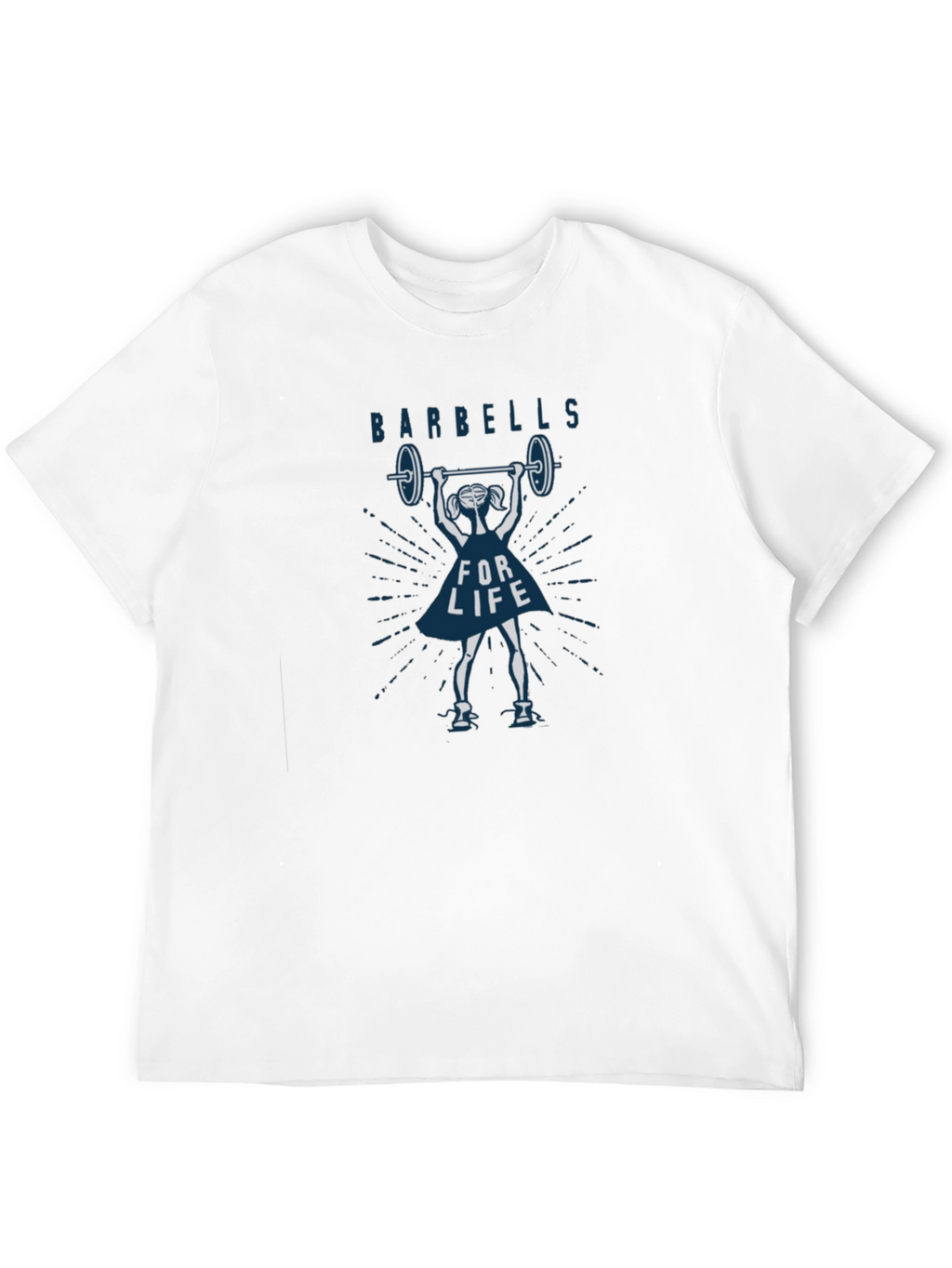 Barbells For Life Graphic Tee - Black