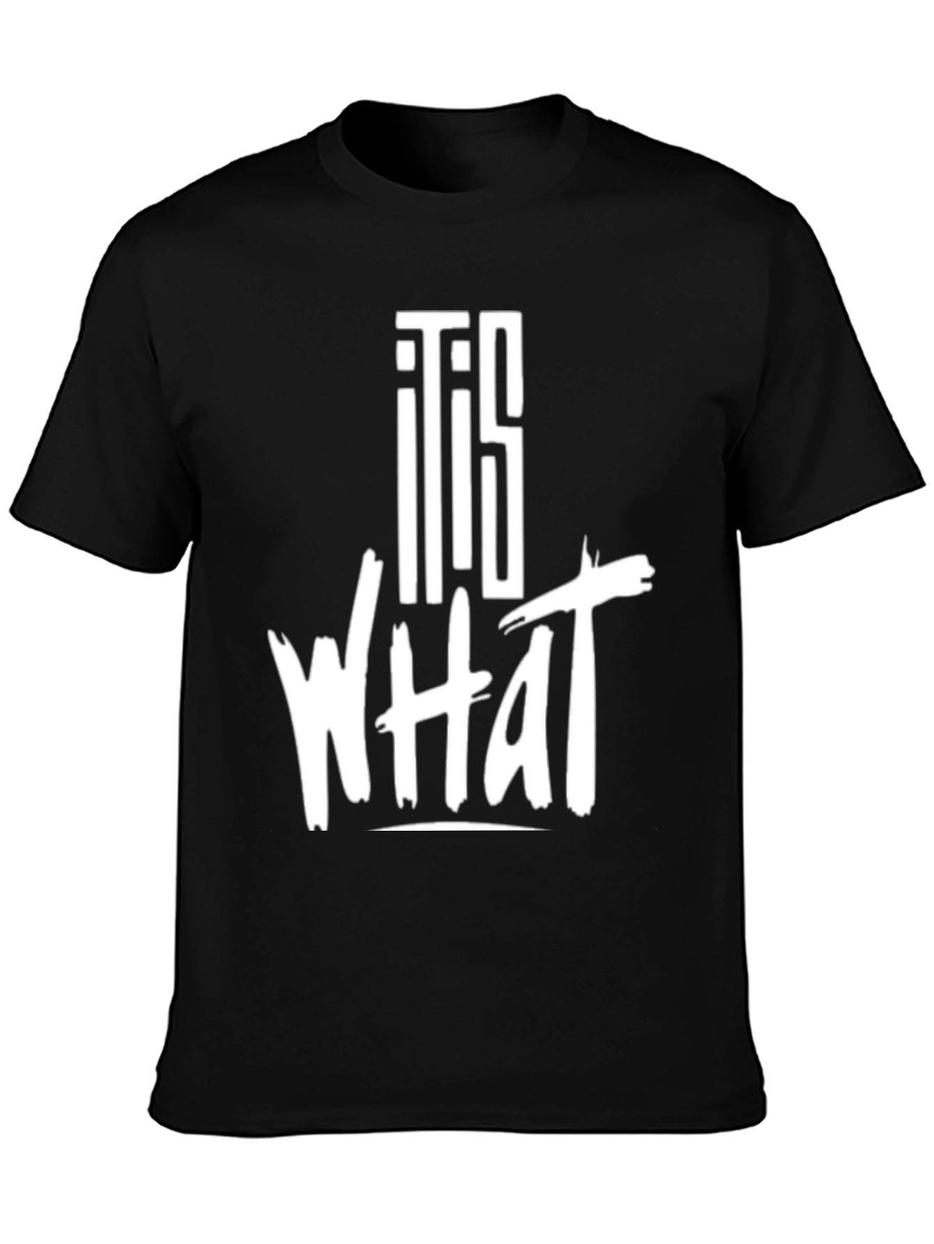 It Is What It Is Graphic Tee - Black