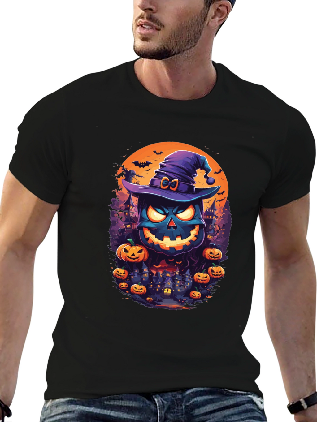 Halloween Character Graphic Tee