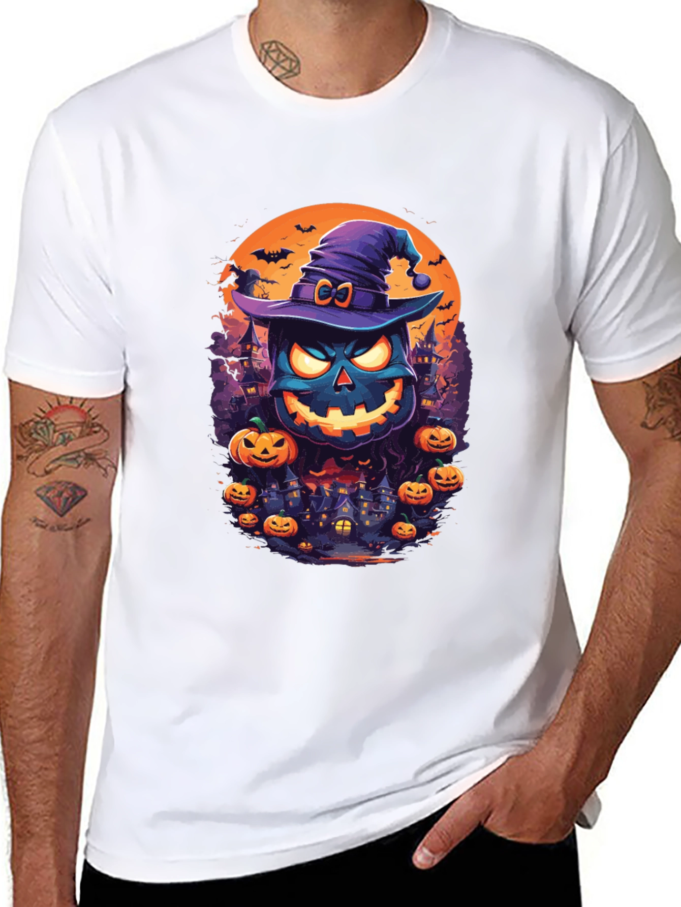 Halloween Character Graphic Tee