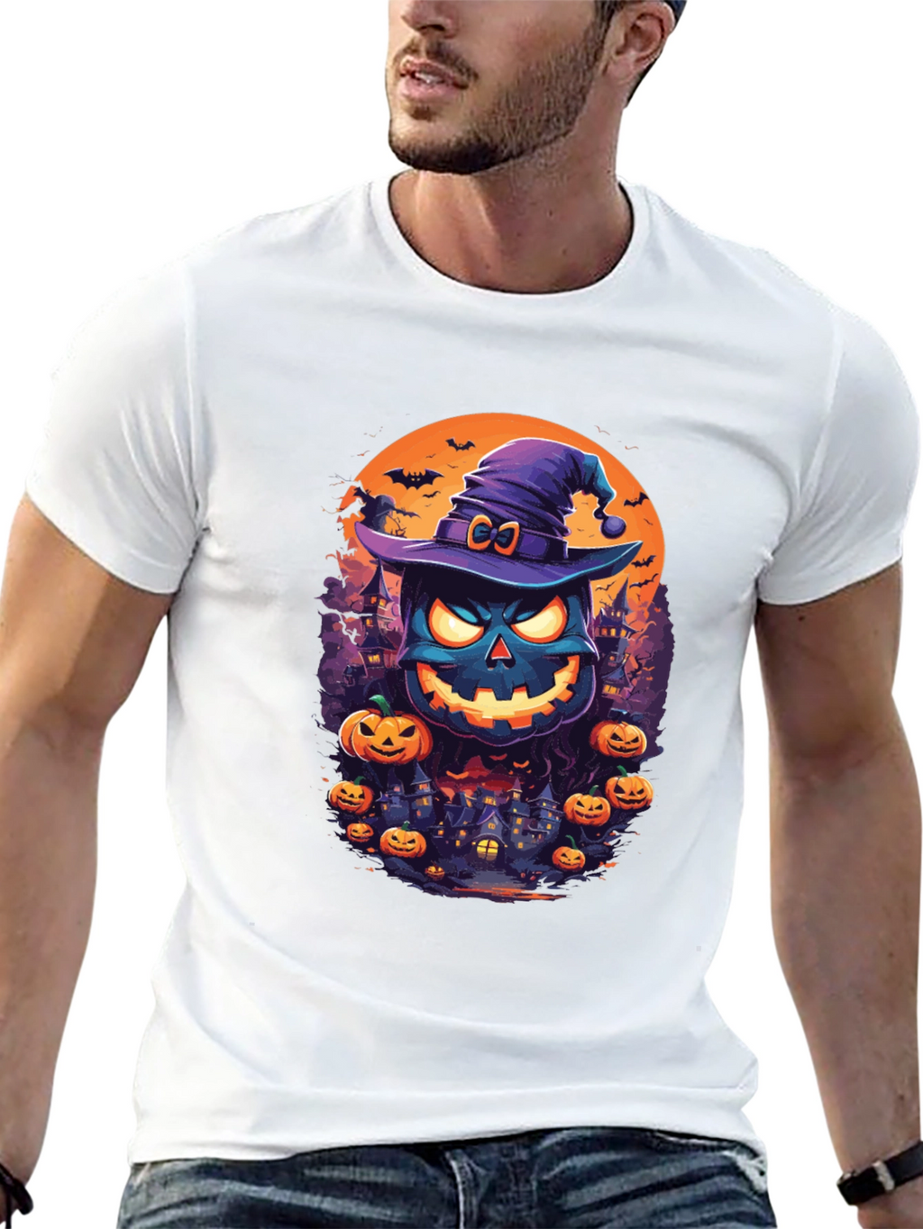 Halloween Character Graphic Tee