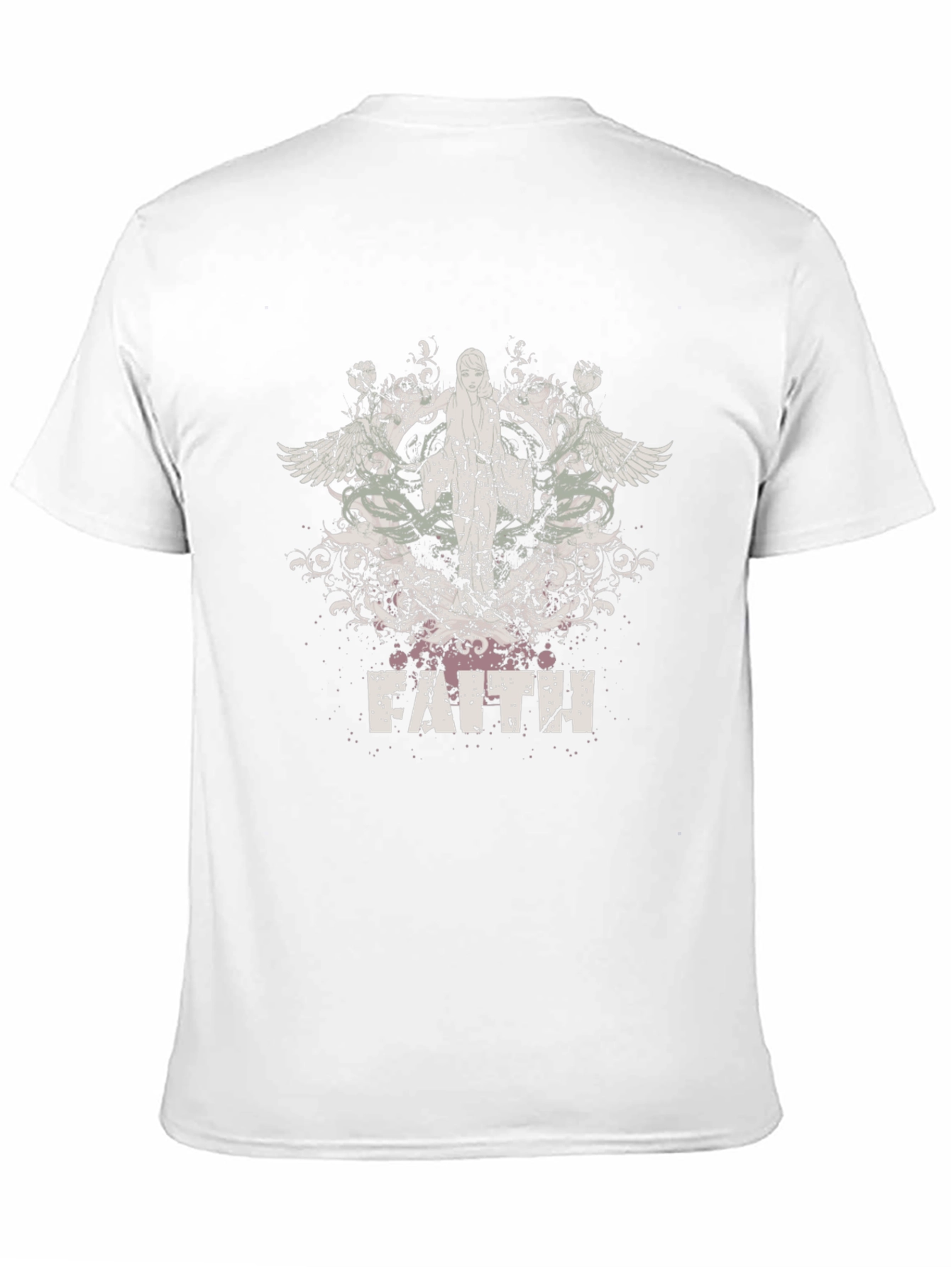Faith Graphic Print Black T-Shirt