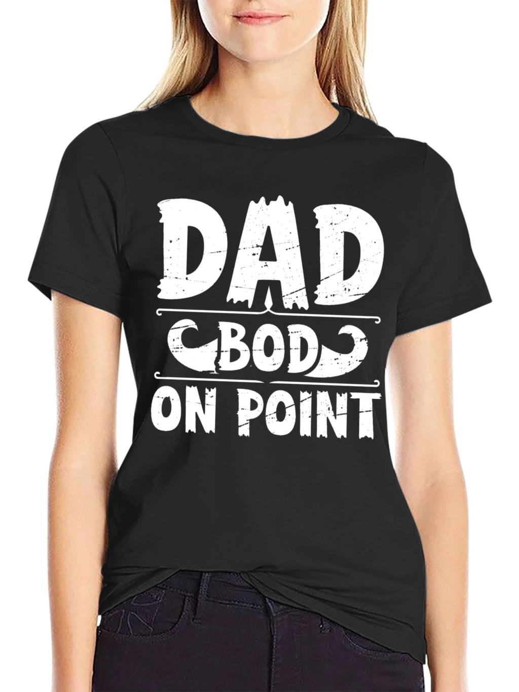 Dad Bod On Point Funny Graphic T-Shirt