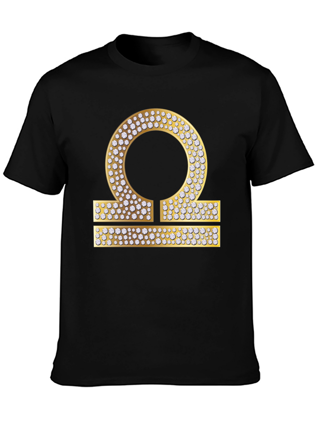 Libra Zodiac Diamond Graphic Tee