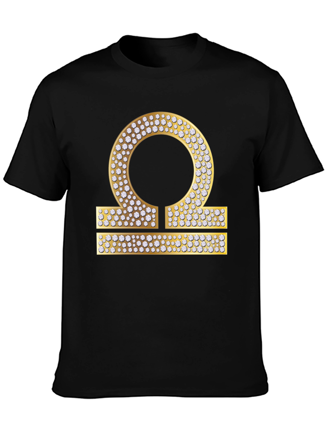 Libra Zodiac Diamond Graphic Tee