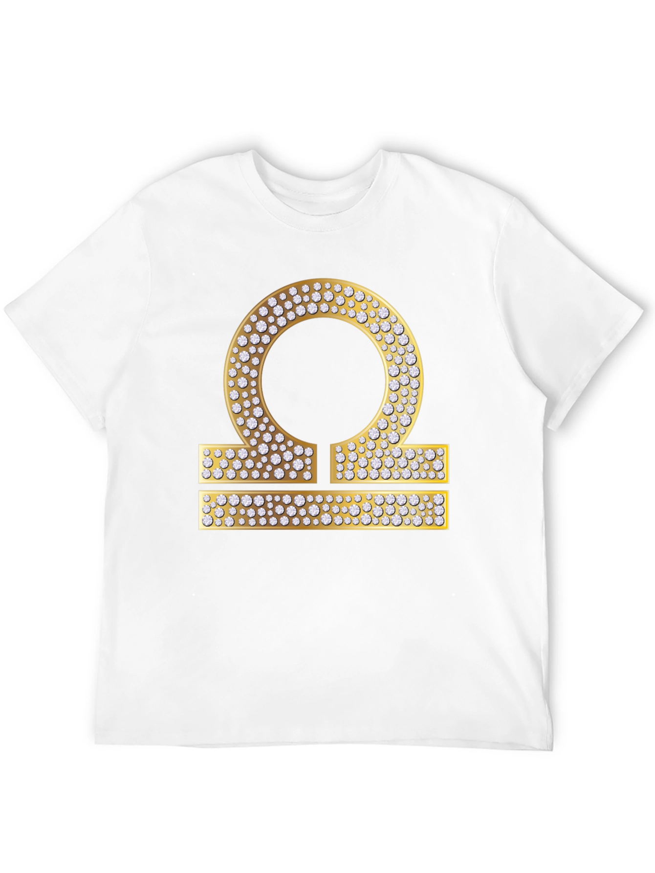Libra Zodiac Diamond Graphic Tee